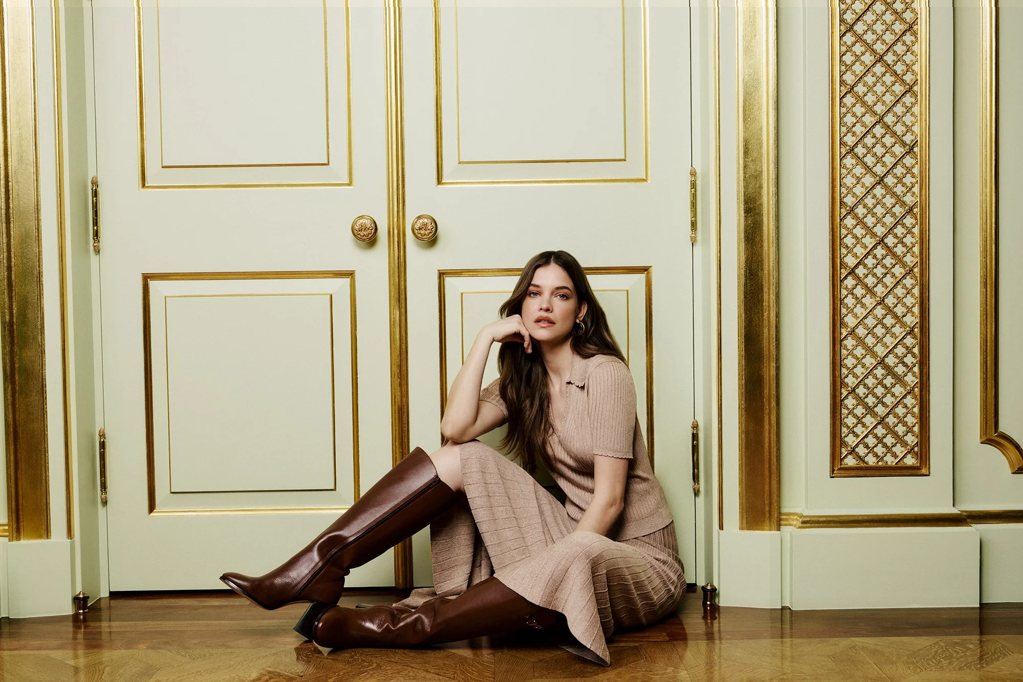 Nails by Candace Kim (@candacevkim) for Barbara Palvin for Paige fall campaign