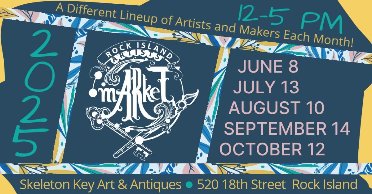 Rock Island Artist Market at Skeleton Key Art and Antiques