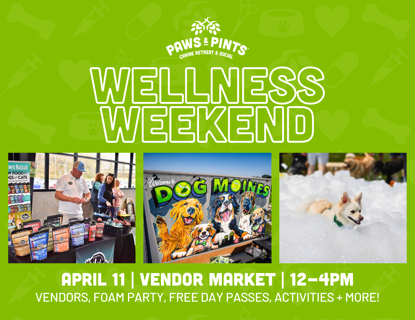 Wellness Weekend Vendor Market at Paws &amp; Pints in Des Moines
