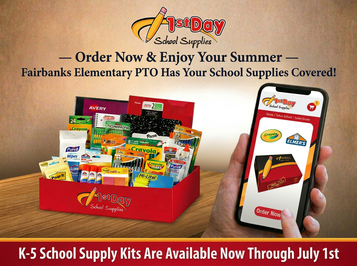 Fairbanks Elementary School  K-5 School Supply sale 