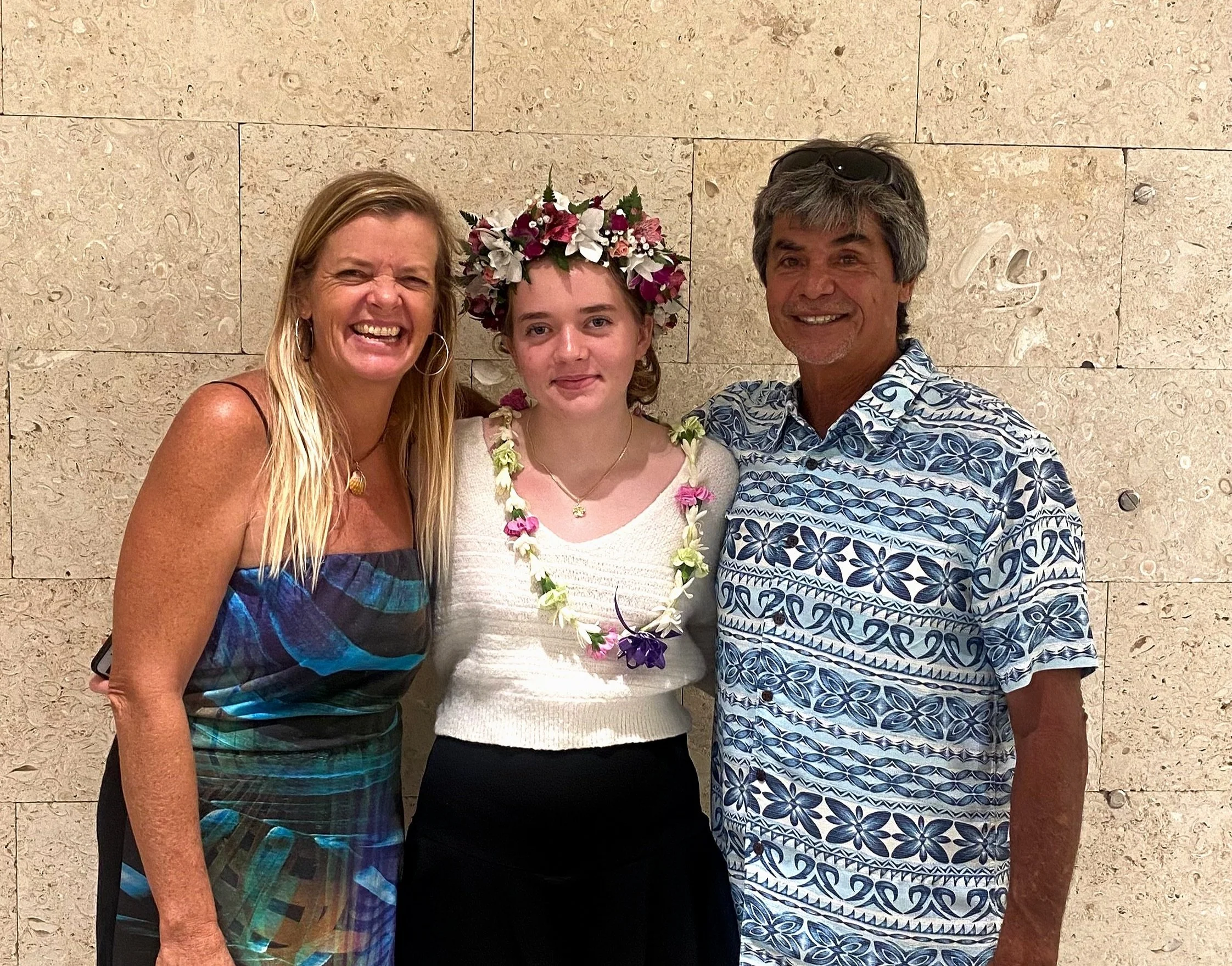 Suzy Seymour of Suz The Designer with her family.