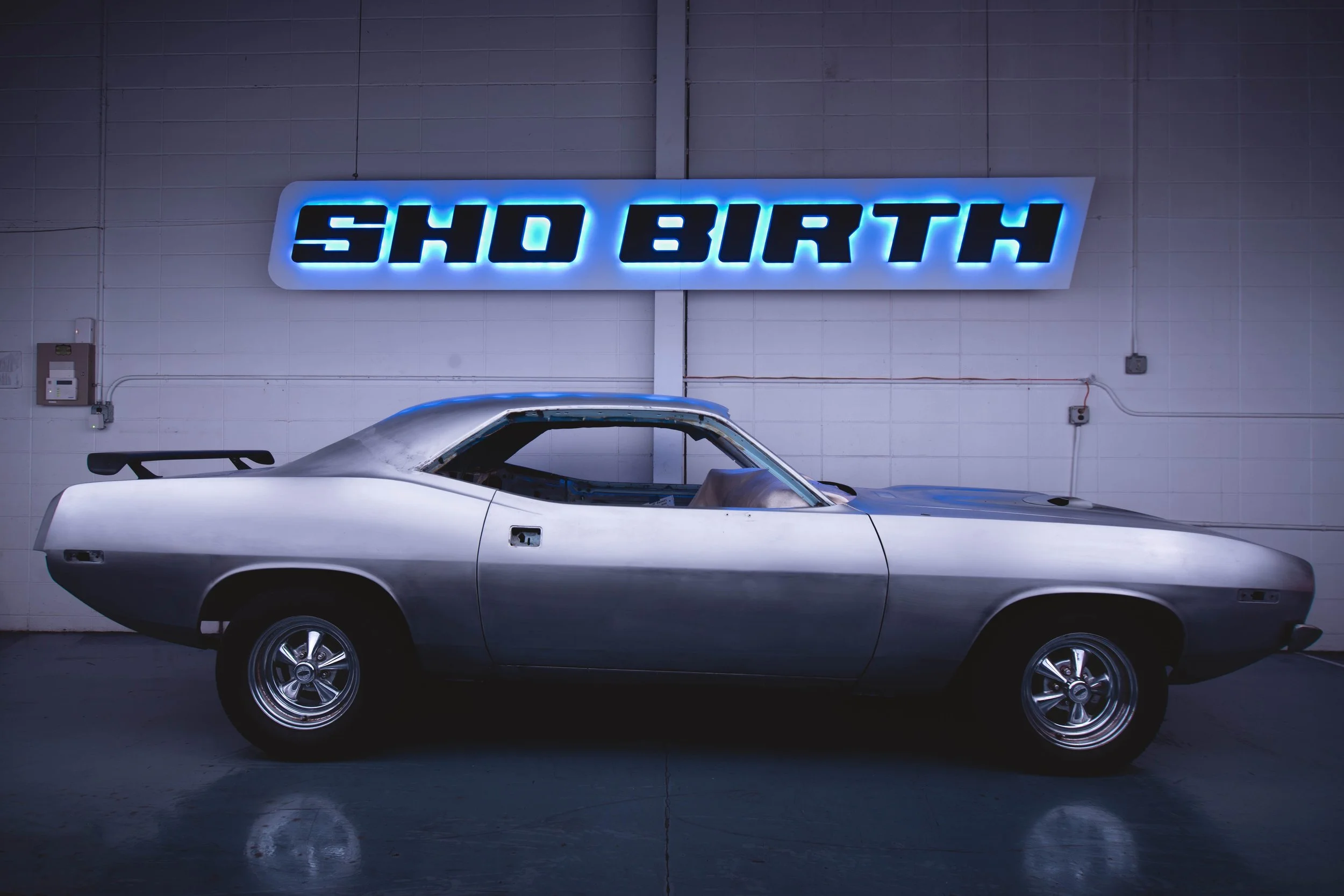 Metal work on Charlie’s ‘Cuda comes to a completion