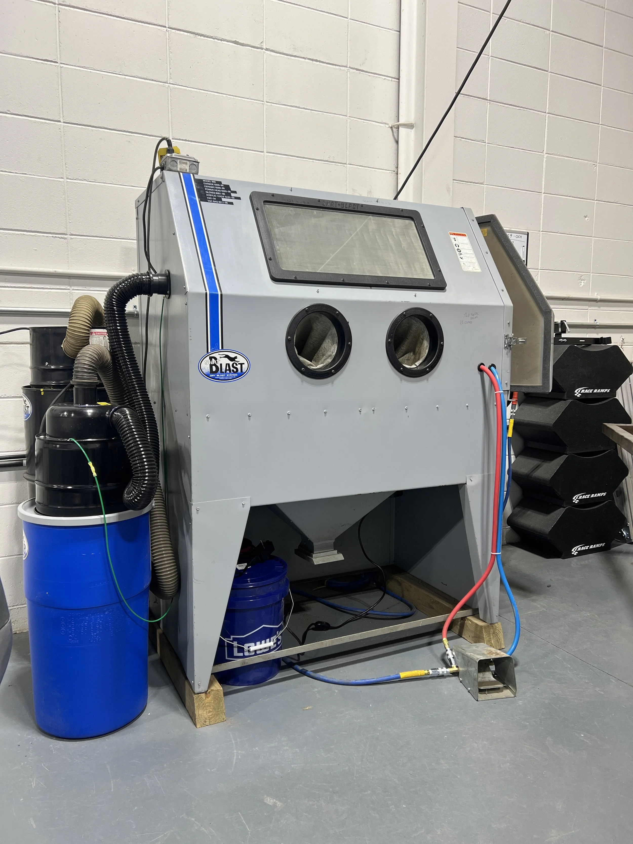 Upgrading our blasting