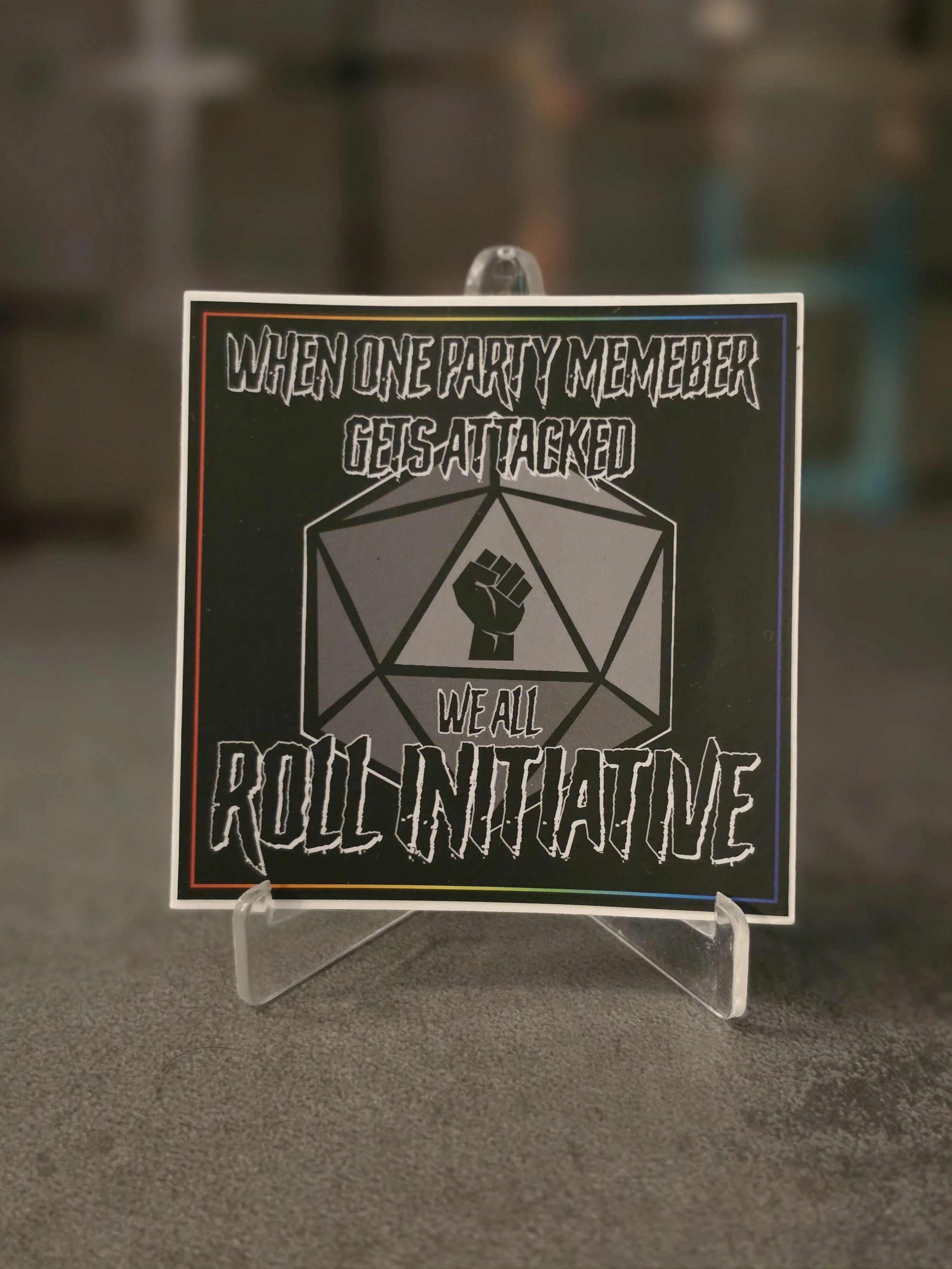 Roll for Initiative Sticker