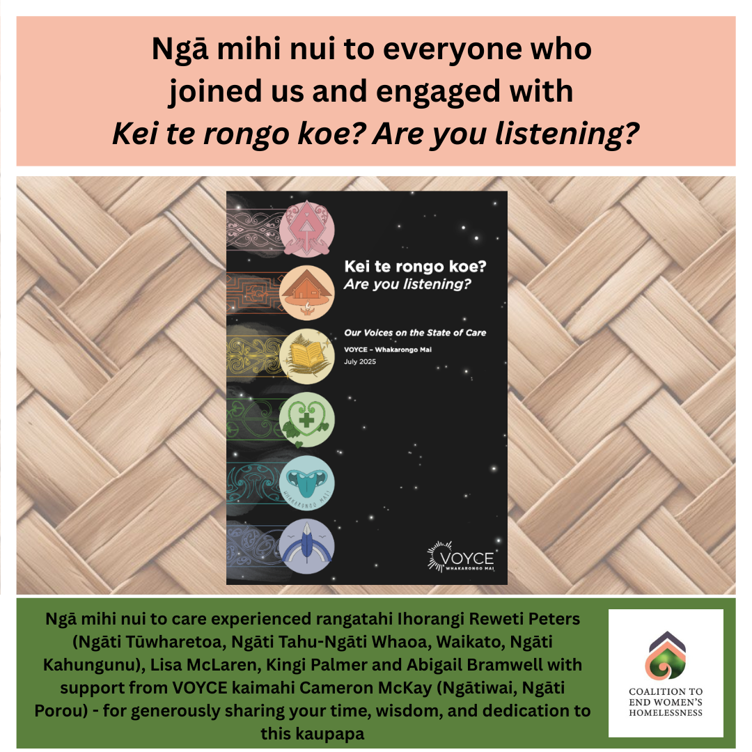 State of Care Report 2025 Kei te rongo koe? Are you listening? by VOYCE - Whakarongo Mai- webinar recording and resources now available