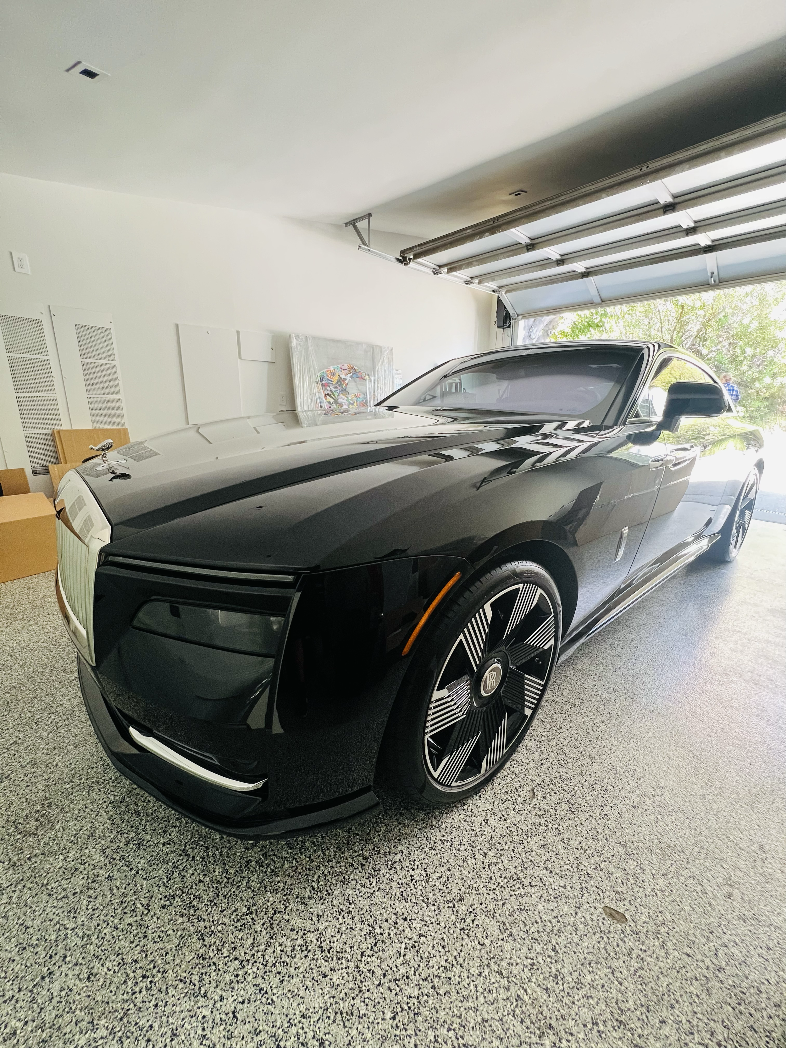 Rolls Royce Spectre received our Paint Enhancement with 5 Year Ceramic Coating