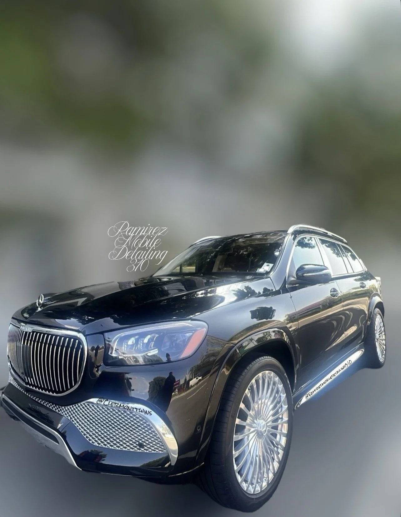 Clermonttwins Mercedes Maybach received our Mini Detail. Check out their work on Instagram @clermonttwins 1.9M Followers 