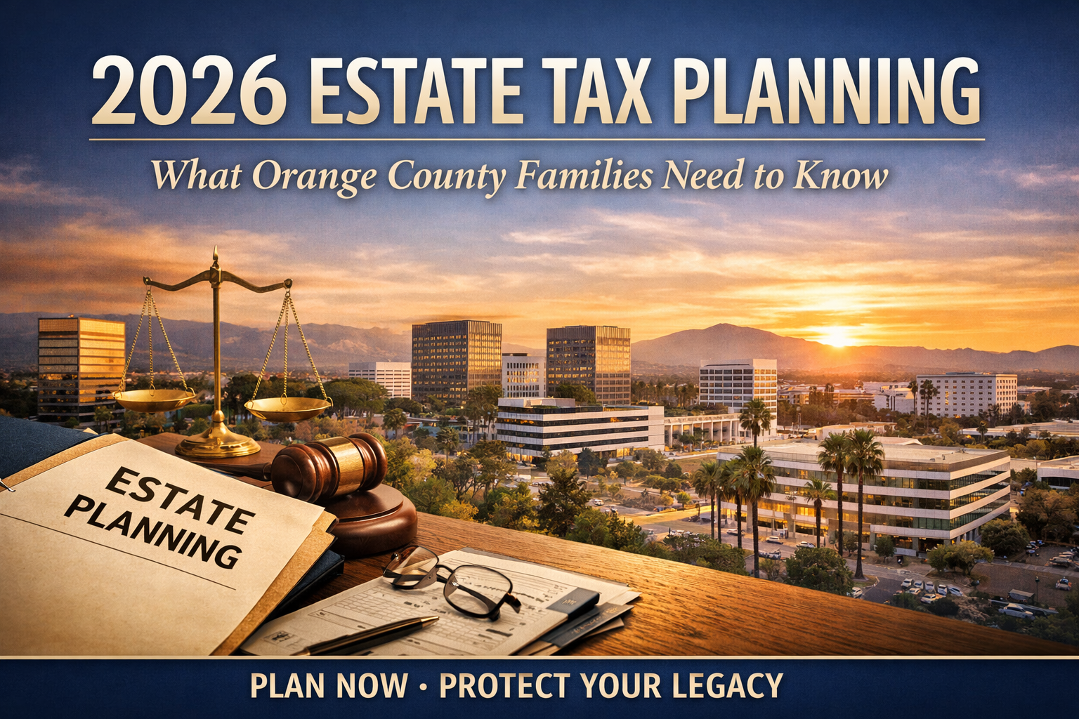 2026 Federal Estate Tax Reform: What Orange County Families Must Know Now
