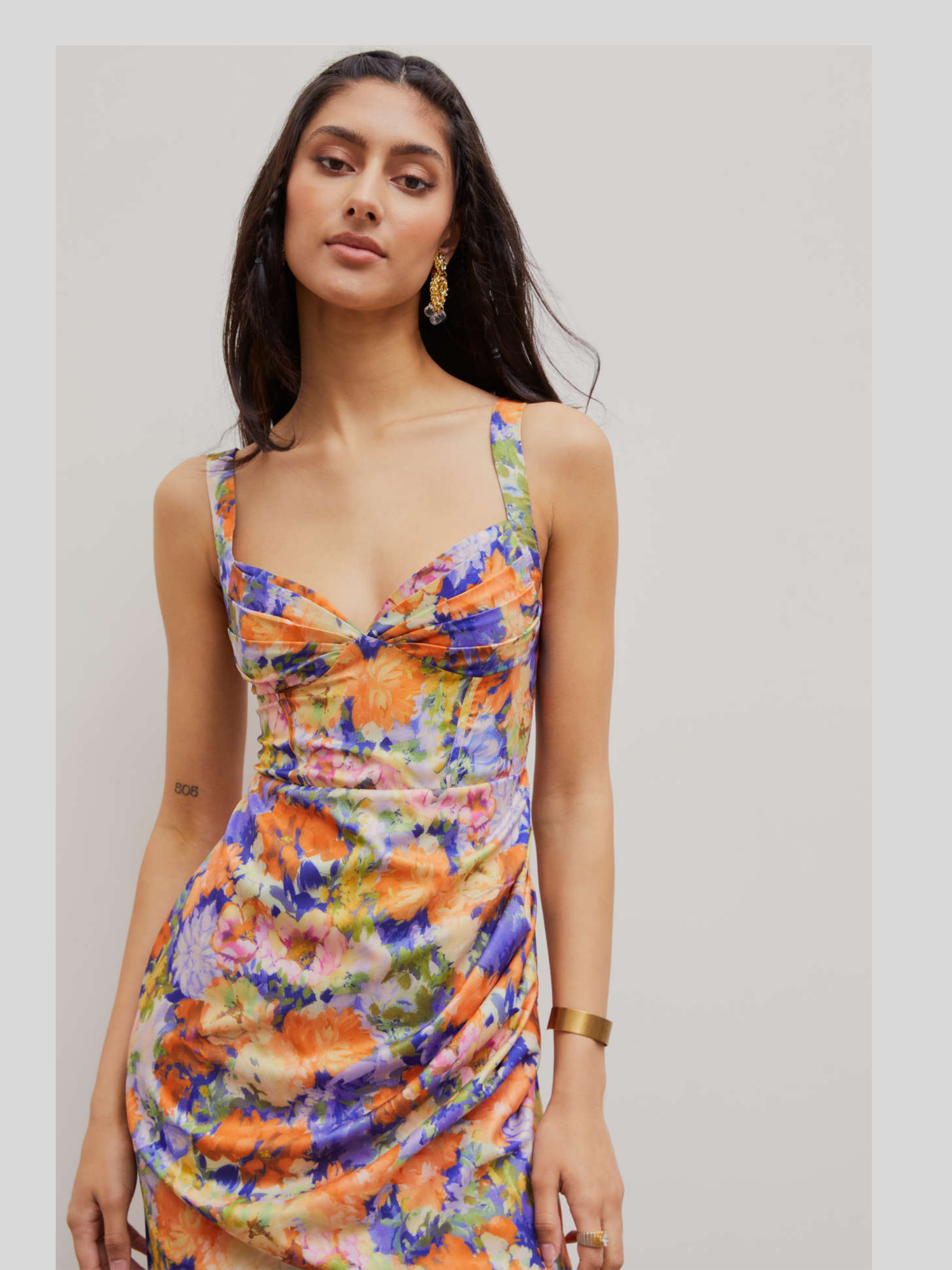 mango red asymmetrical pleated dress Women's Floral Printed Asymmetric MIDI Dress,Light Green – All Brands  Factory Outlet