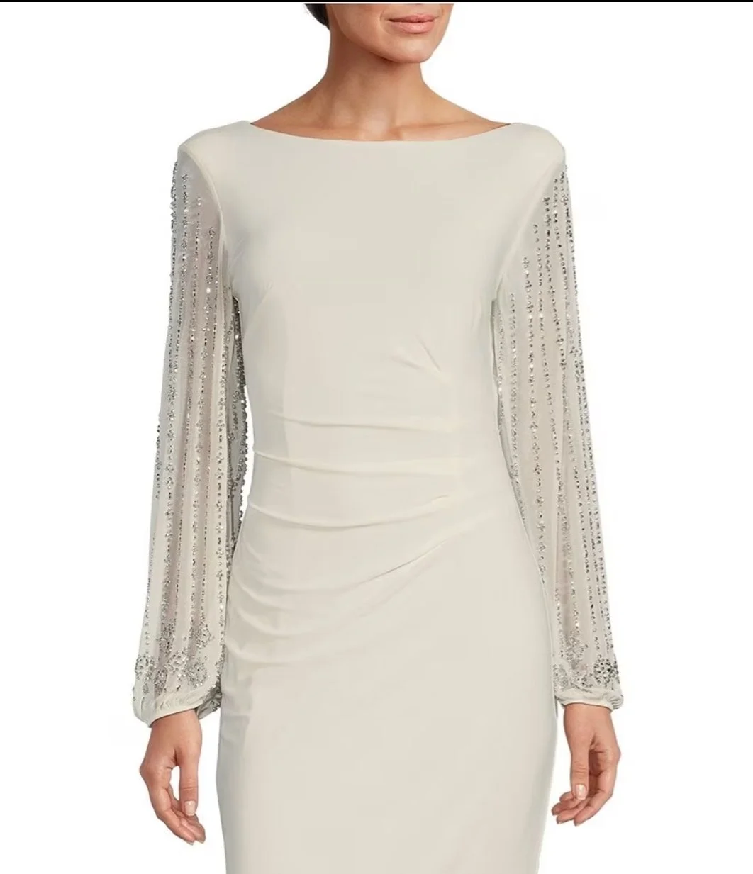 knee length dresses for ladies Mirela Cap Sleeve Lace Mini Dress White main image 1
