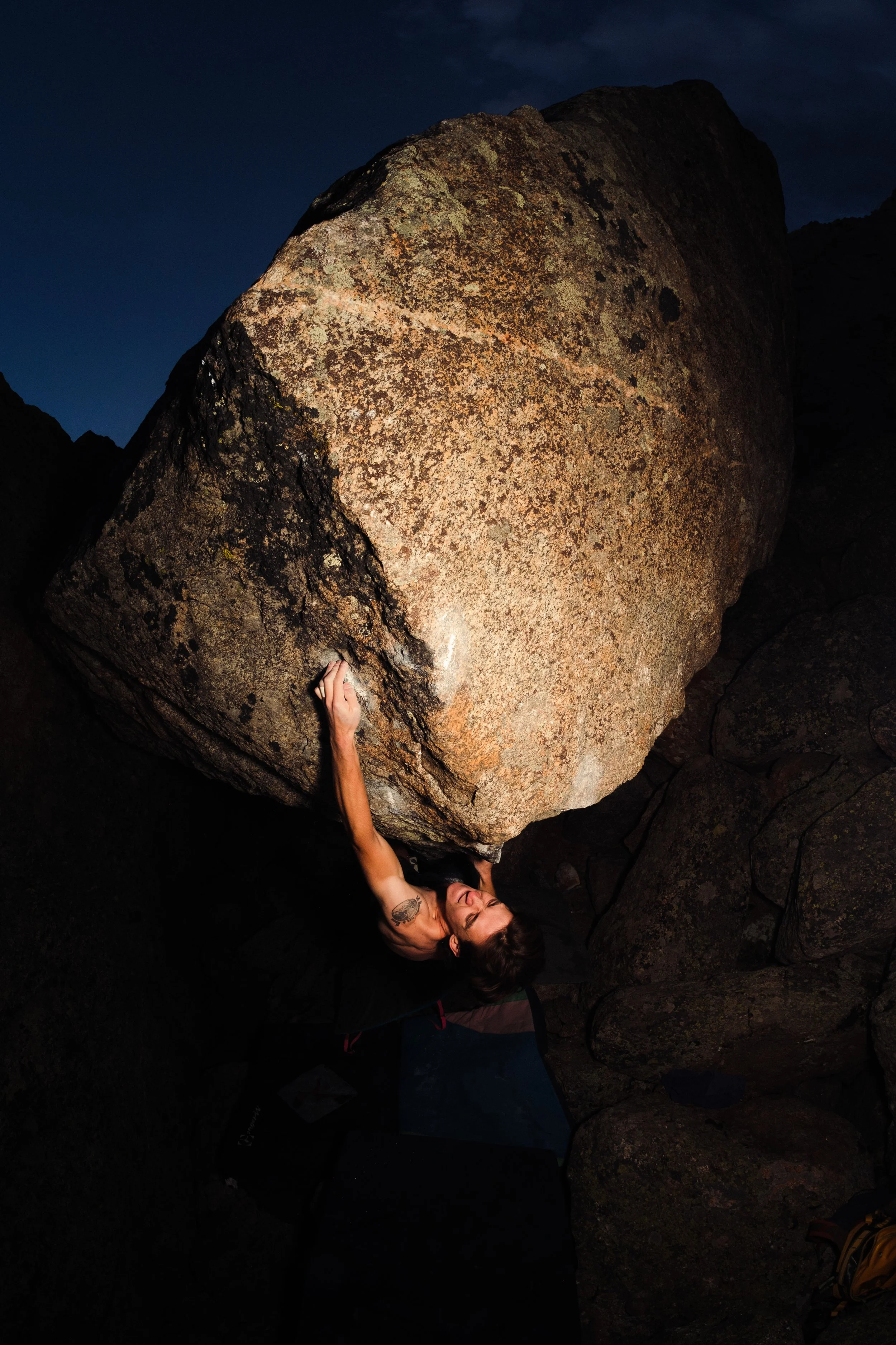 Swords Dance V13 First Ascent, Area A, Mt. Blue Sky