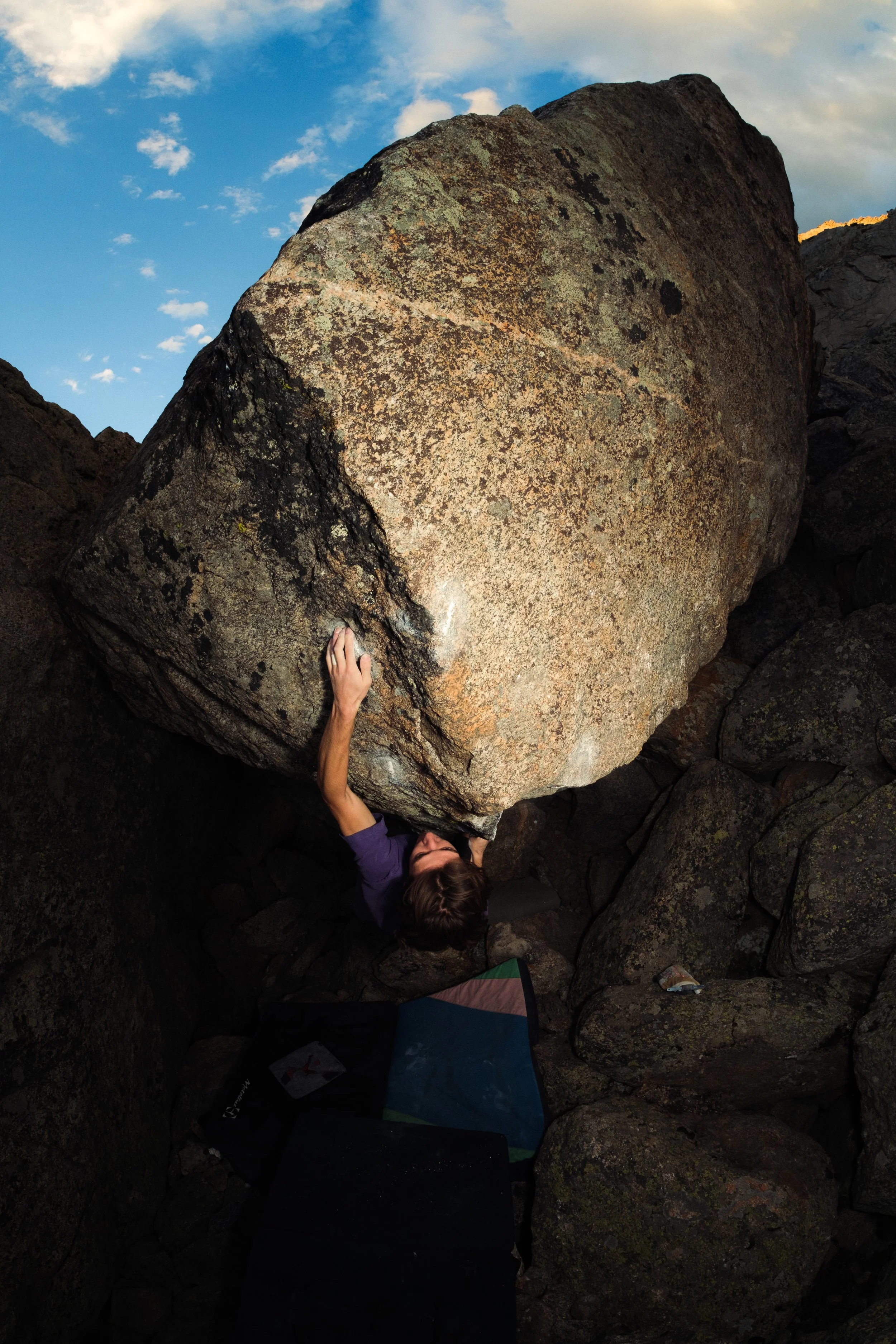 Swords Dance V13 First Ascent, Area A, Mt. Blue Sky