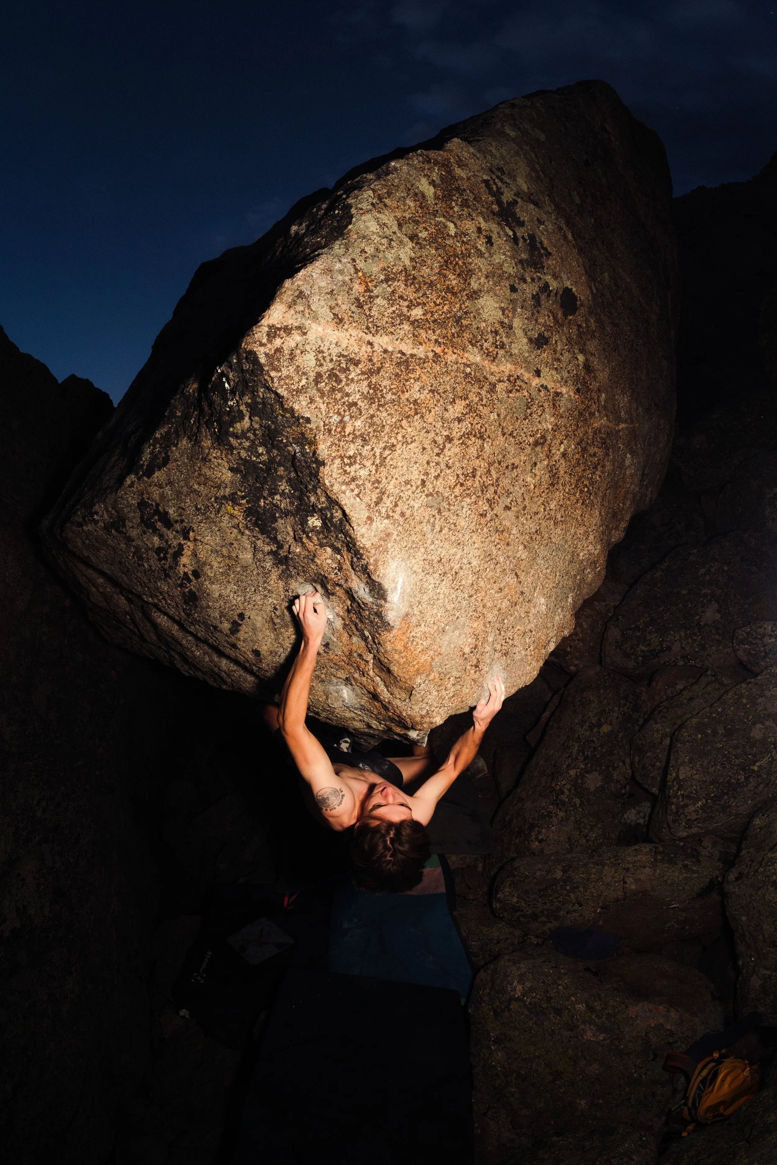 Swords Dance V13 First Ascent, Area A, Mt. Blue Sky