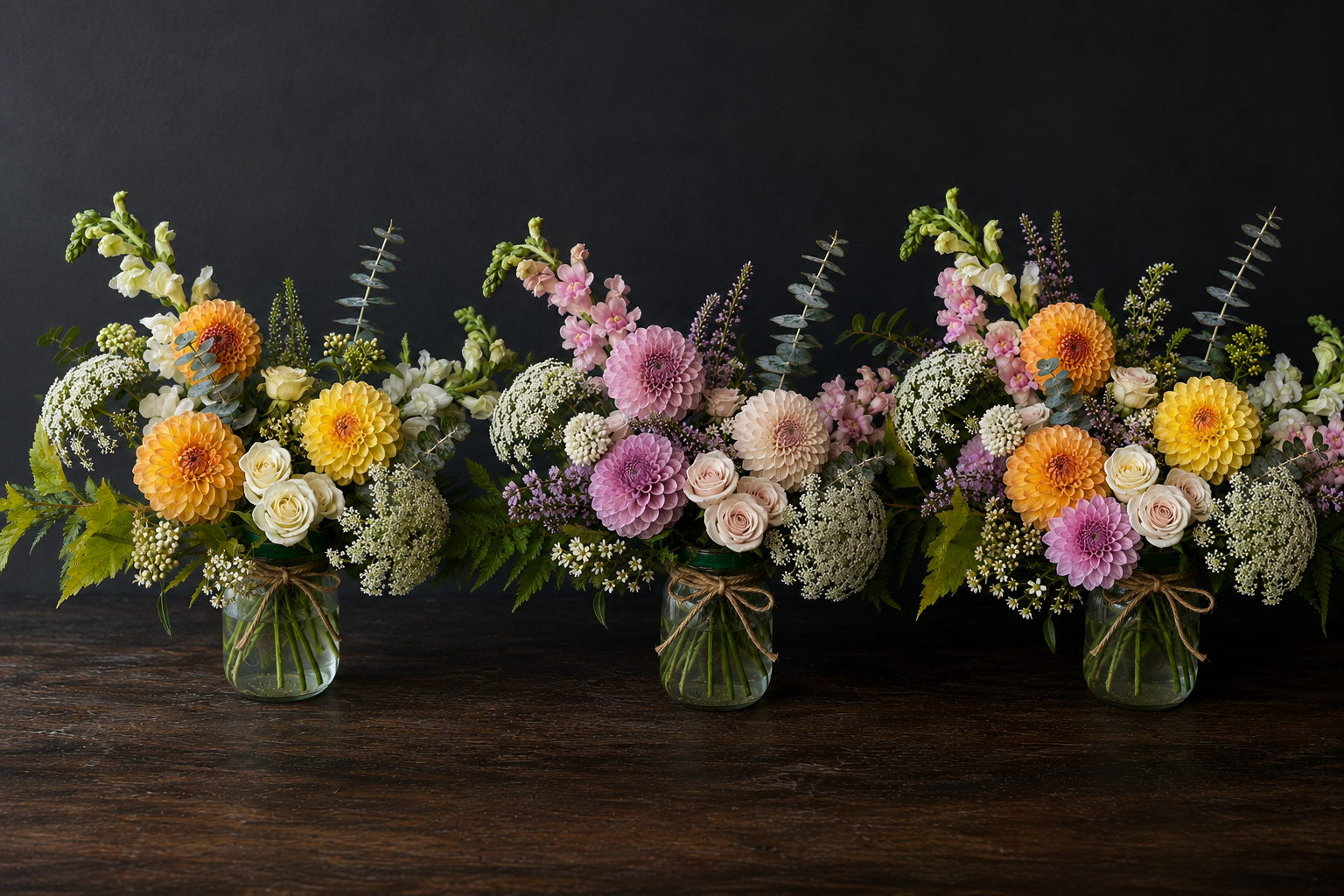 Golden Hour - Mixed Floral Arrangement (Vase)