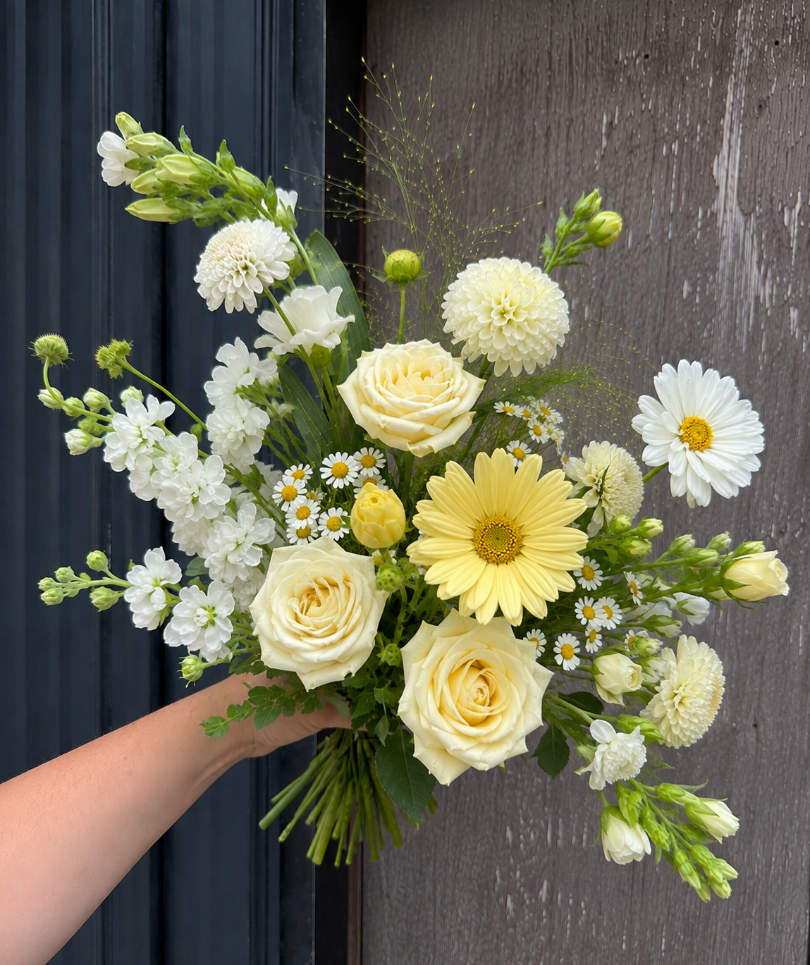Honey Bee - Hand Tied Mixed Bouquet