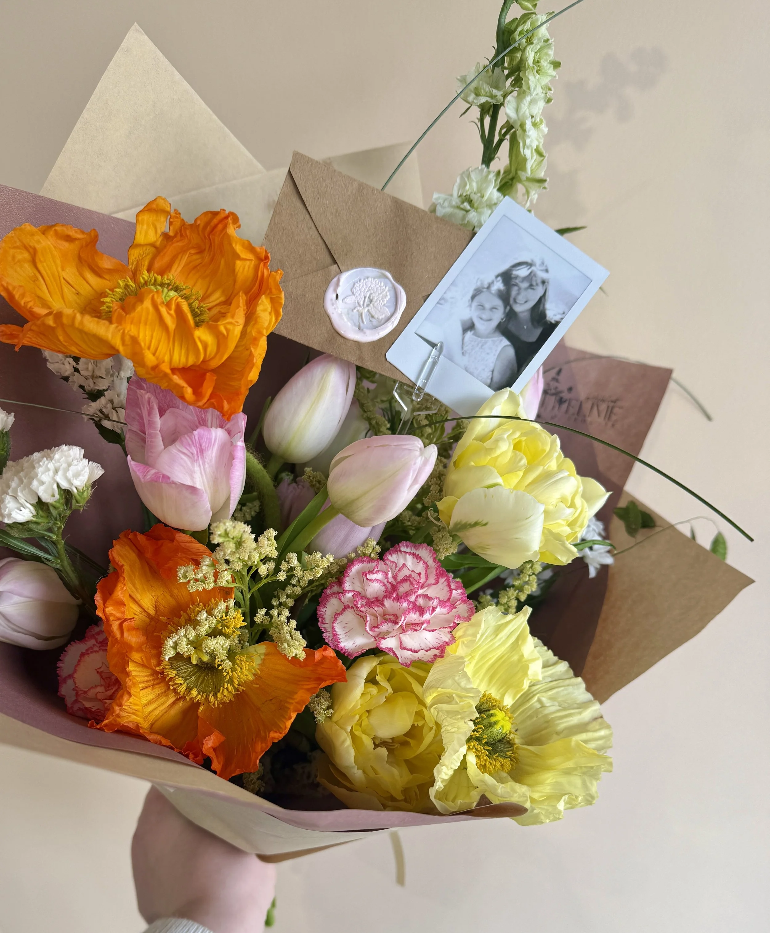 'Pretty Punch' Hand Tied Bouquet