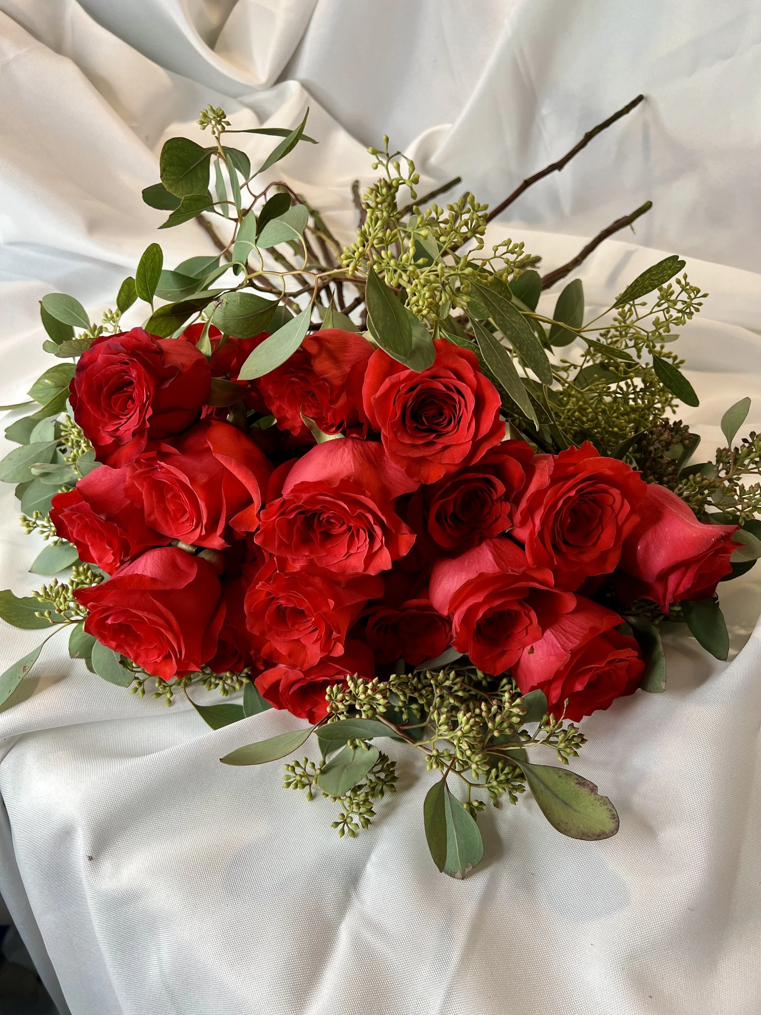 Red Roses - Hand Tied Bouquet
