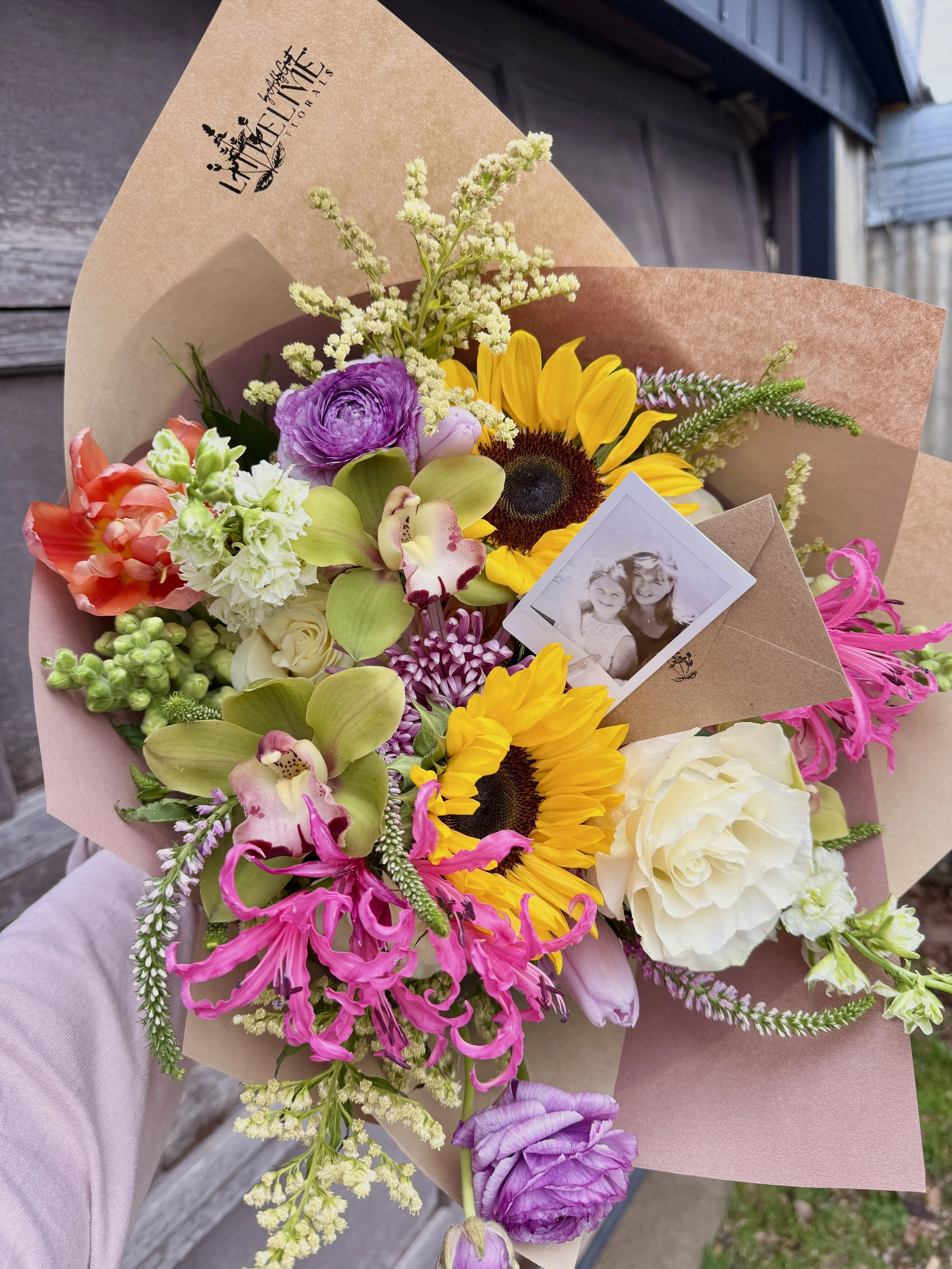 The 'Tropical Fields' Hand Tied Bouquet