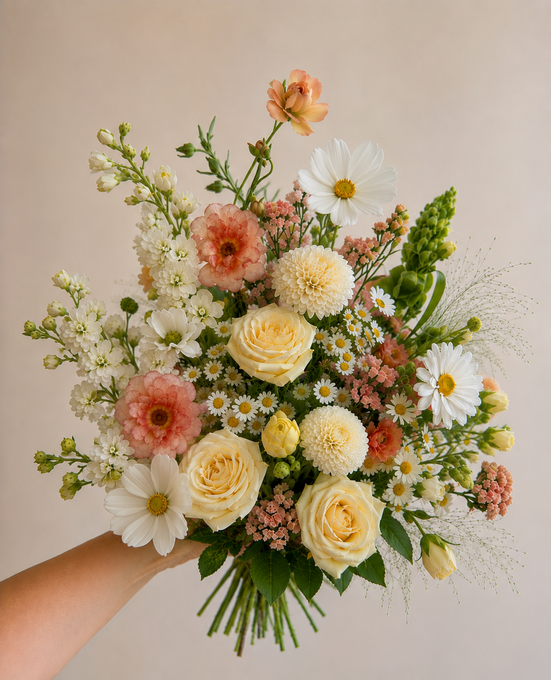 Sunrise Bay - Hand Tied Mixed Bouquet