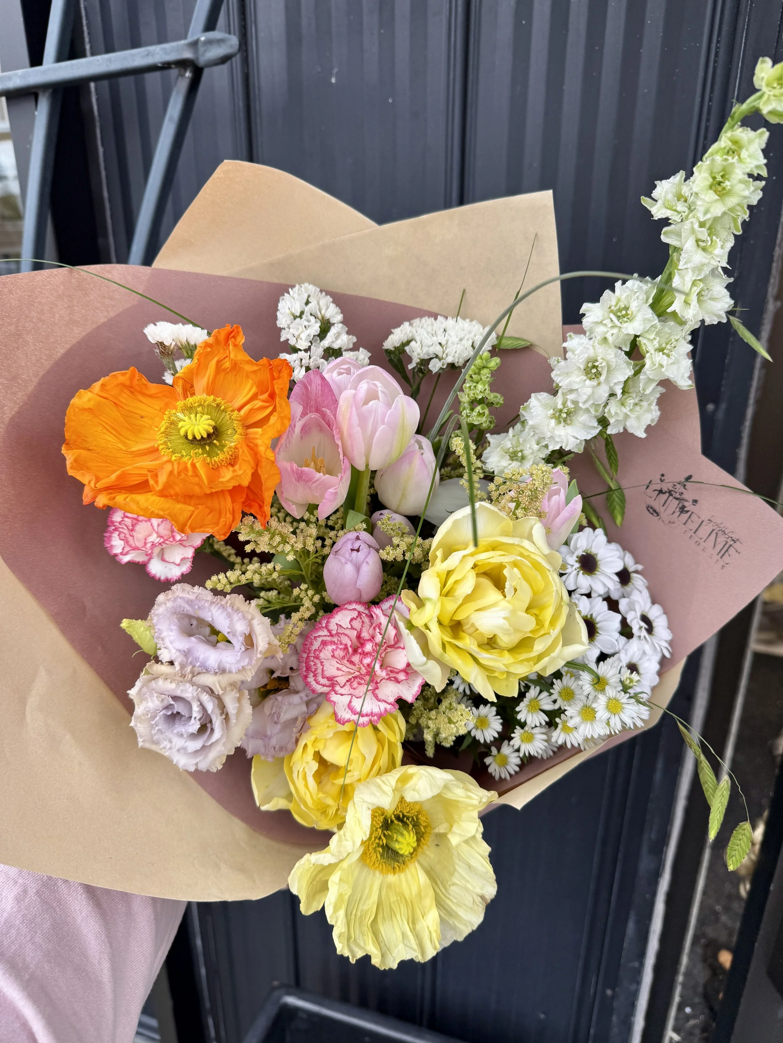 'Pretty Punch' Hand Tied Bouquet