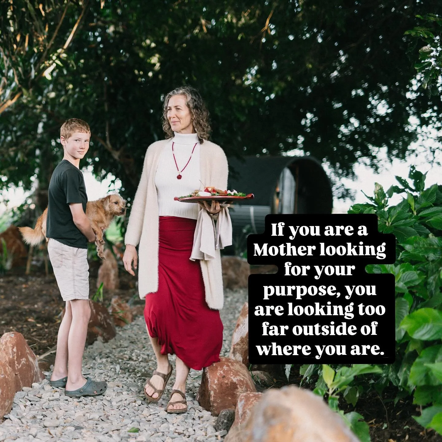 Motherhood is not a distraction from my purpose. It is my purpose. Mother&rsquo;s cannot be of service to Mother&rsquo;s until they first serve their own purpose as Mother.  Mother&rsquo;s - your purpose is right there before you.  First be at peace 