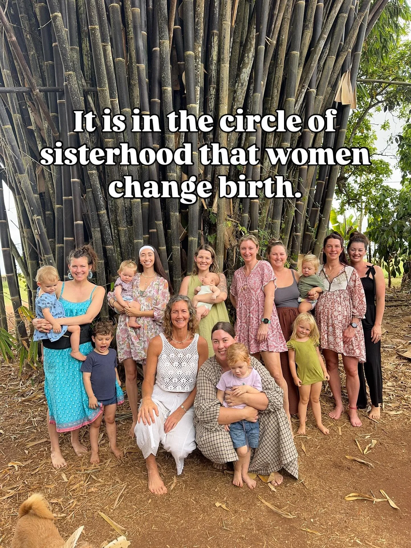 It&rsquo;s not just about sharing your birth story. It&rsquo;s also about stepping into radical responsibility in sisterhood, to hold space for the stories to be shared. 

There is a huge reciprocity in sharing birth stories. They create ripples that
