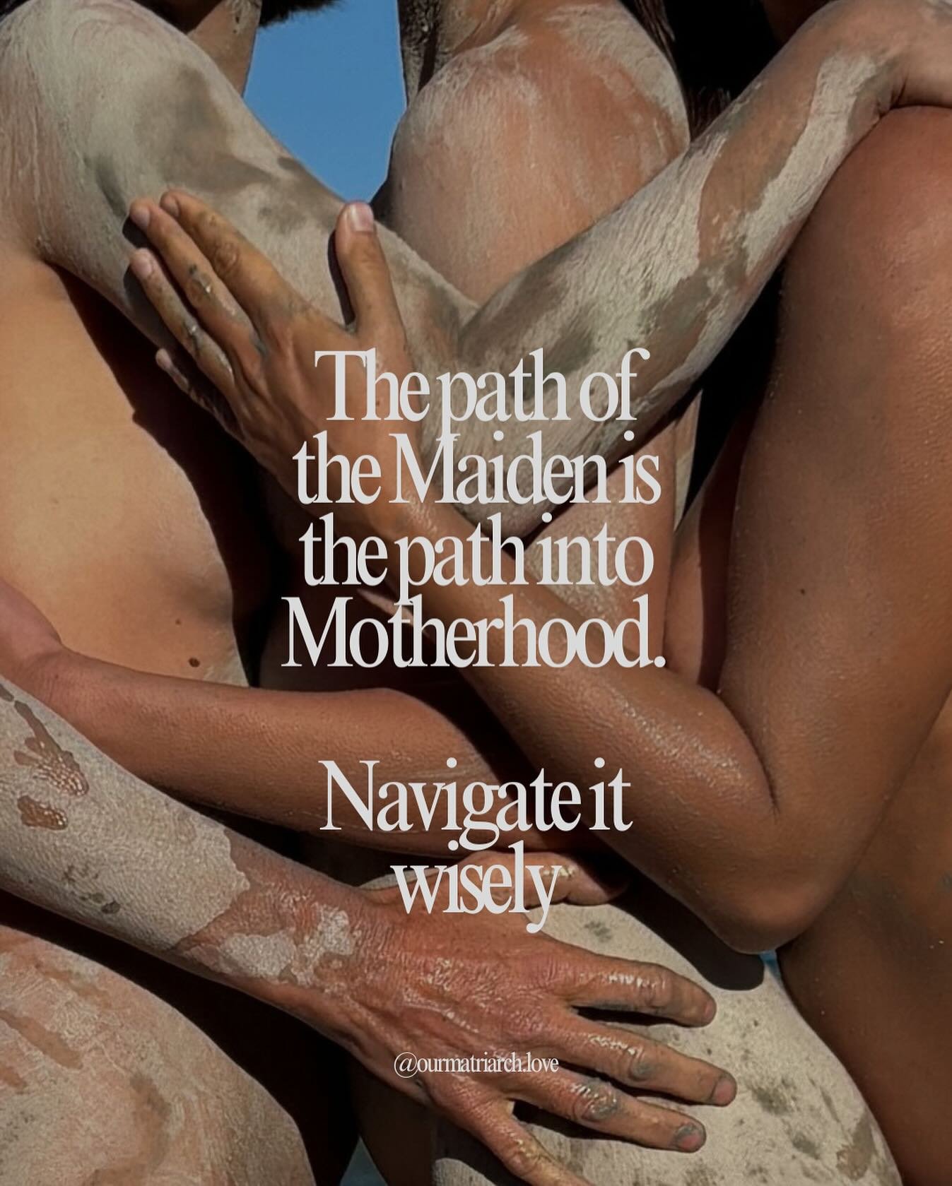 Maidens.  I am here to be the wise woman to guide you and I am here to hold you accountable because our future children need you. 

To the maidens who choose the path of biological motherhood: your responsibility as Mother begins long before concepti