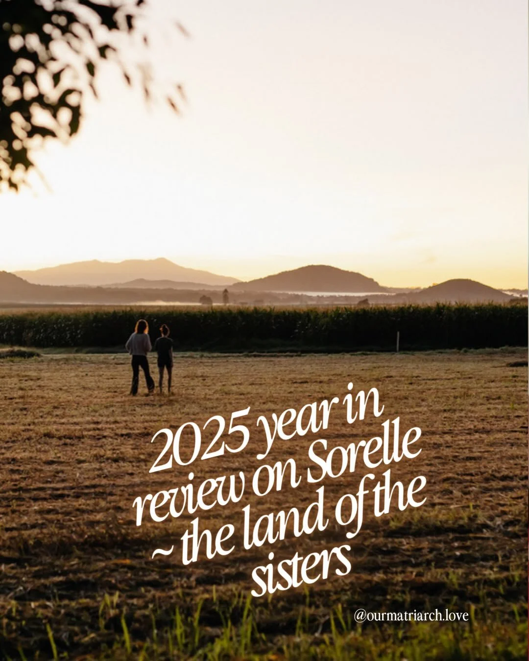 Part 1 2025 reflections. 2025 was a year that tested my capacity as I called in everything this land asked of me &amp; more. &ldquo;Bring the Women here&rdquo; was the voice I heard loud and clear and with that the clearing, activating, creation, anc