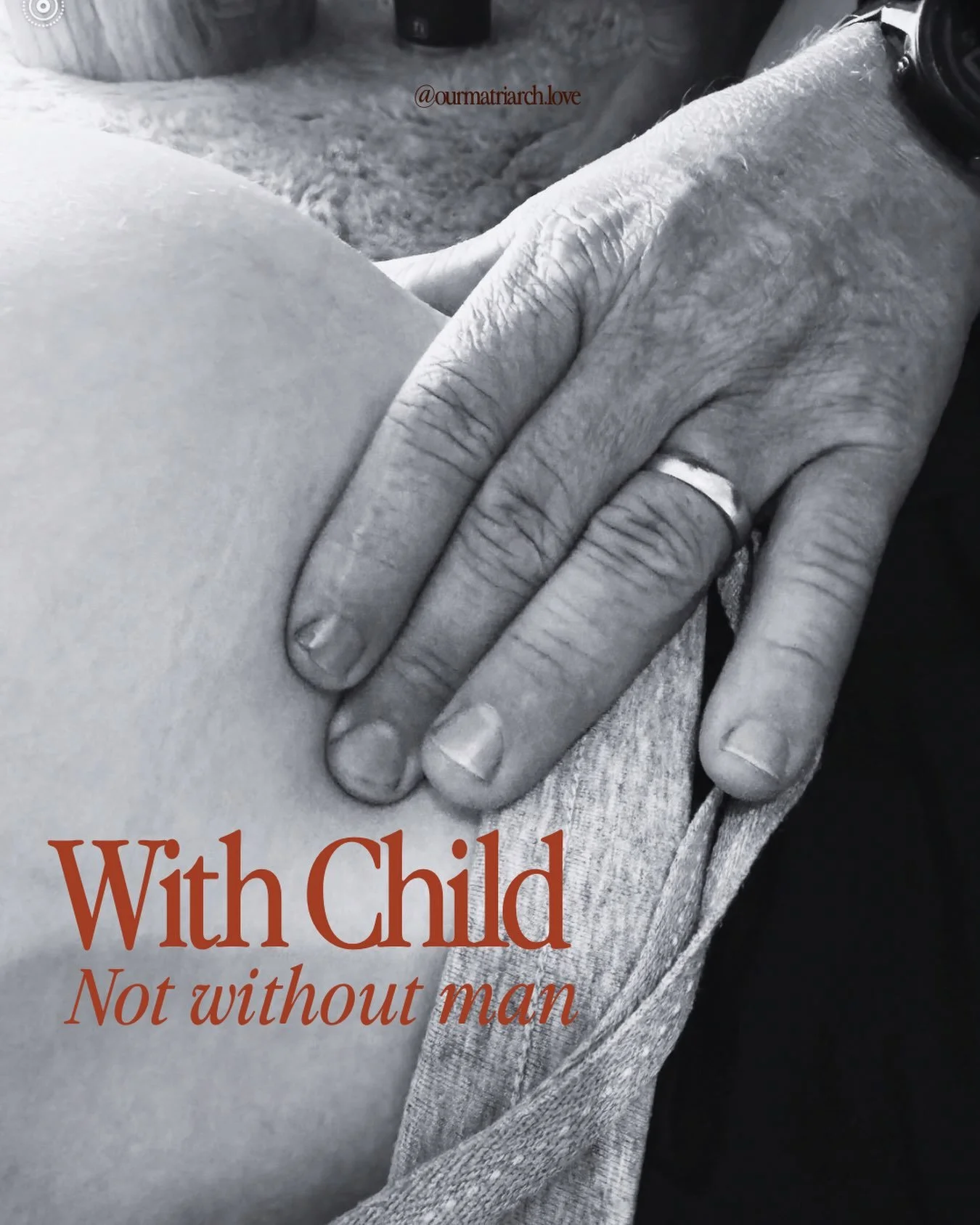 Man + Woman
Husband &amp; Wife
Father &amp; Mother
Womb with child
Union
Love
Creation
Life

(Midwife guided abdominal palpation)