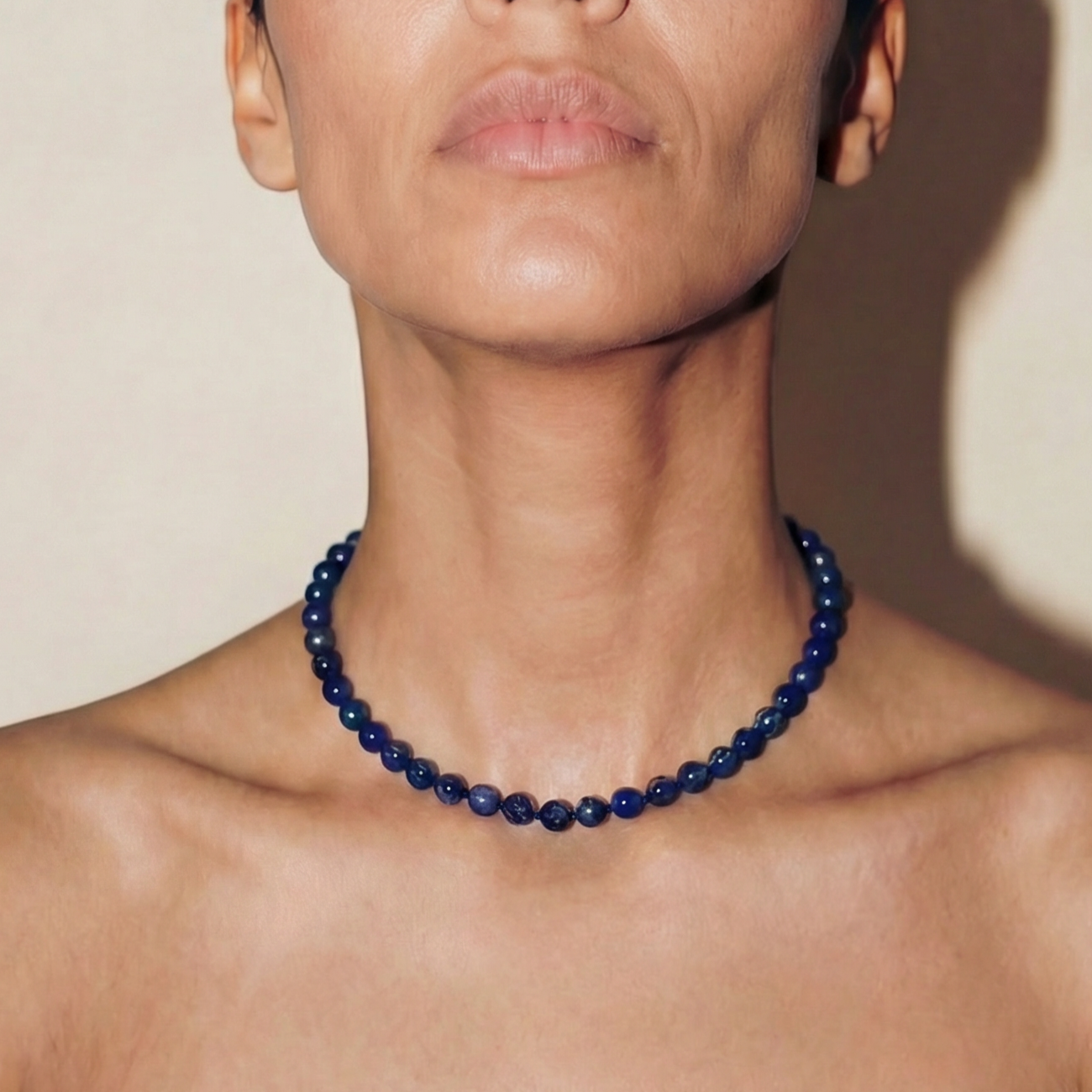 lapis collar necklace