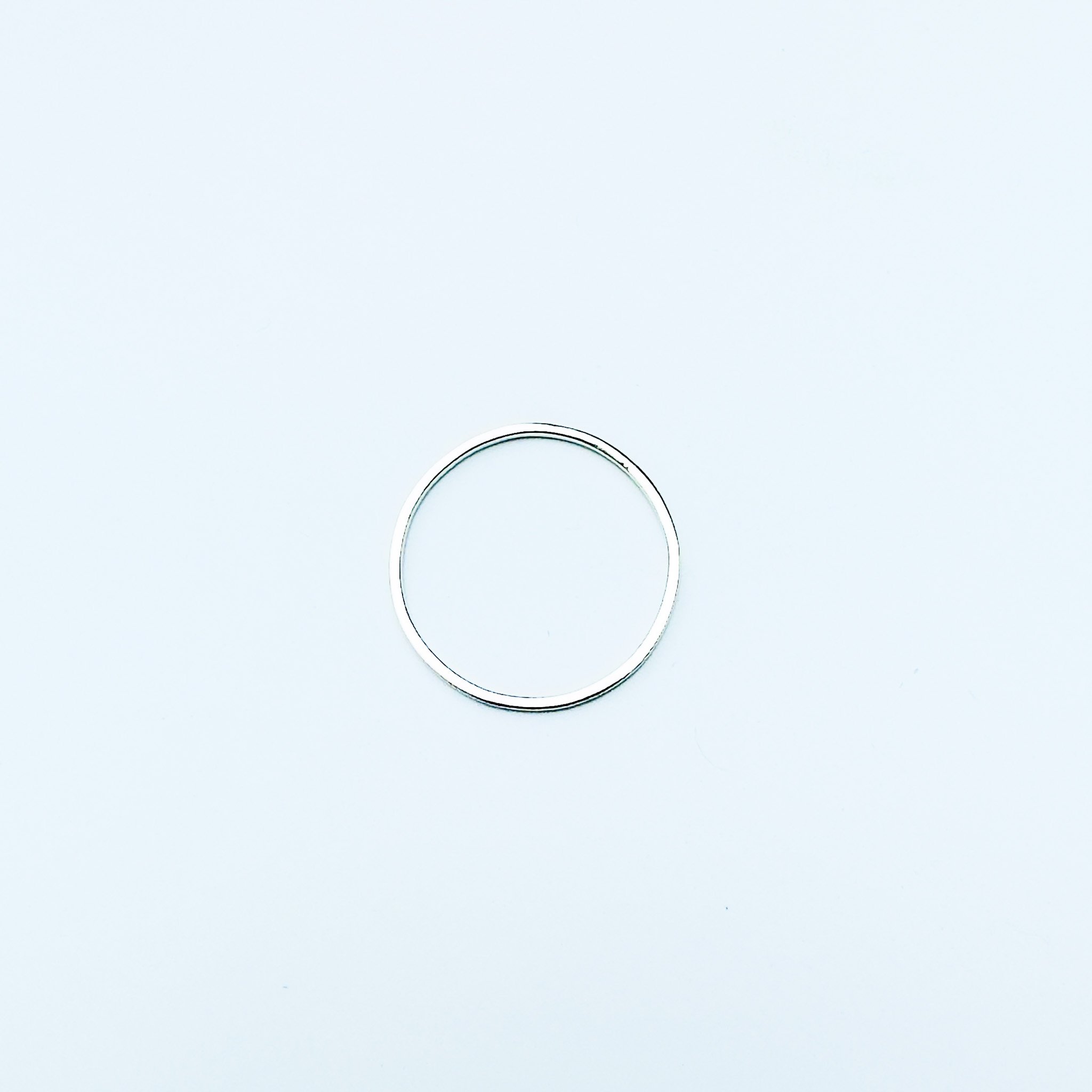 Thin square band ring