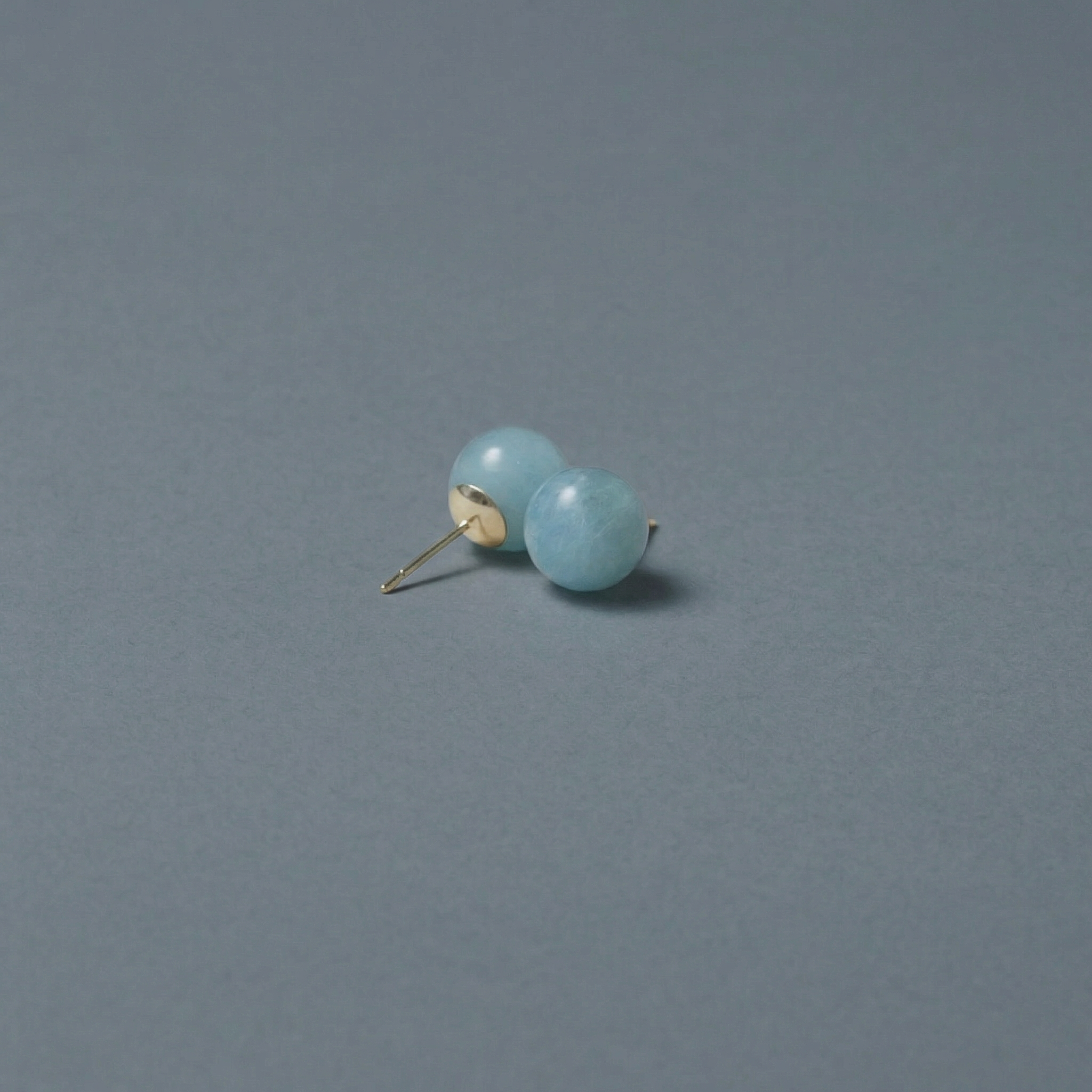 gumball aquamarine stud earring