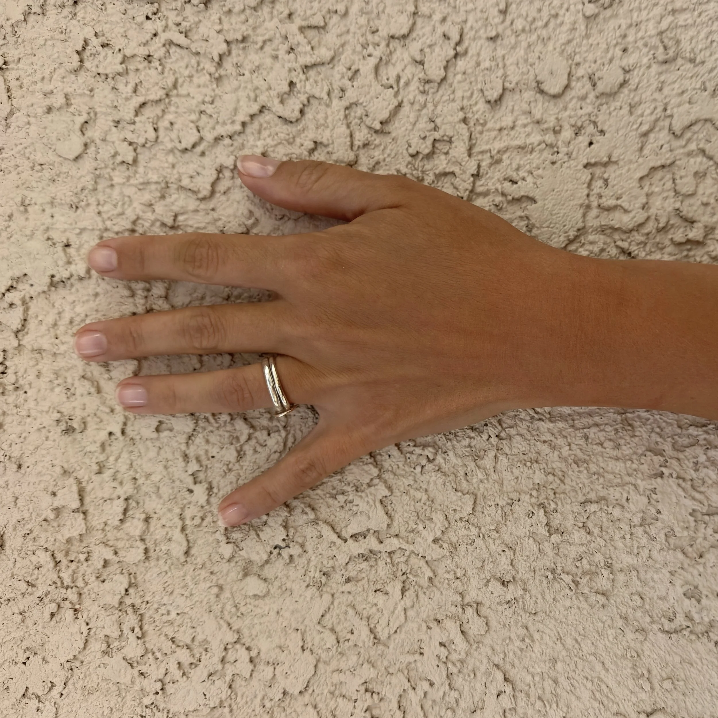 linked rings with gold ring