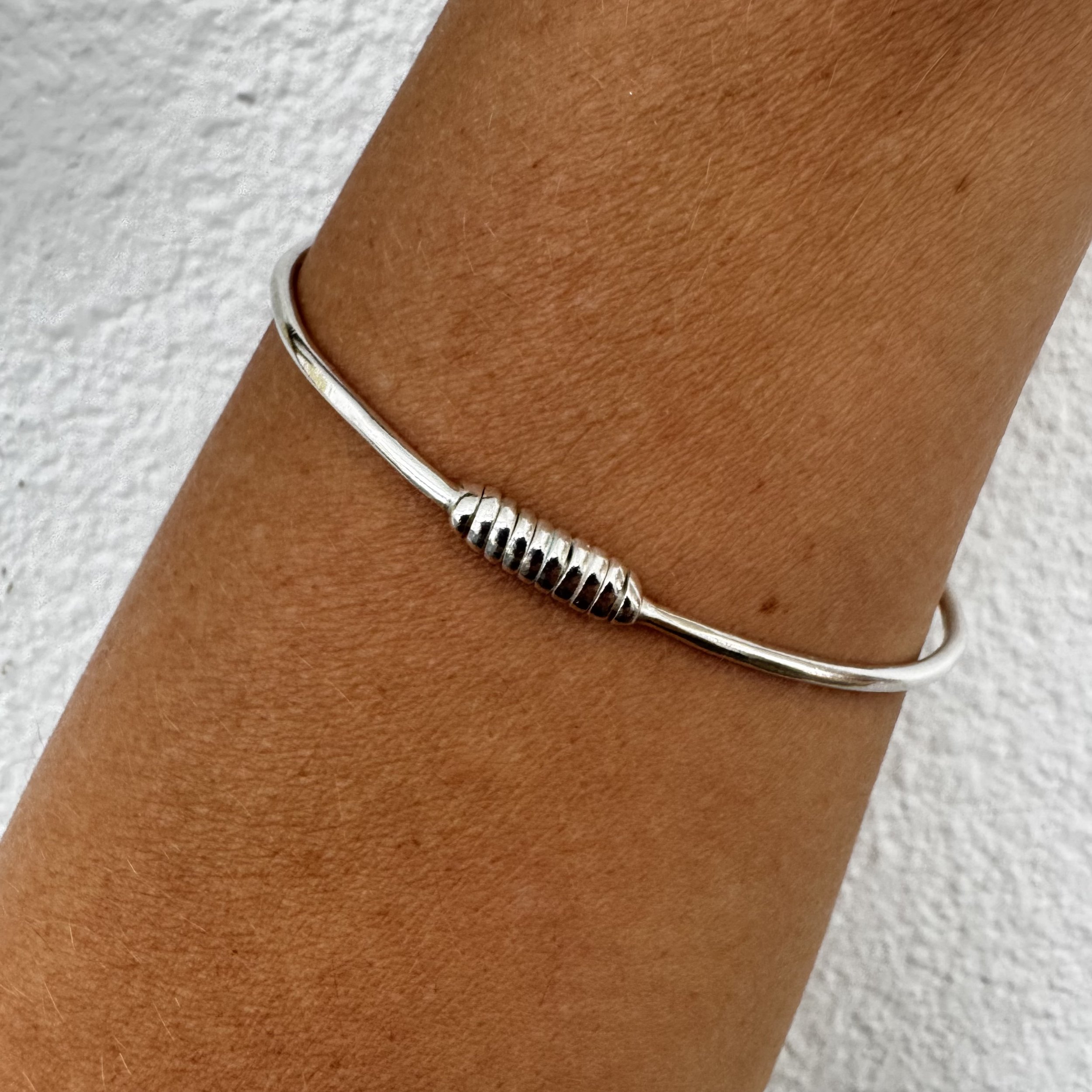 fiona oval bangle wrapped twist frankie and eugene