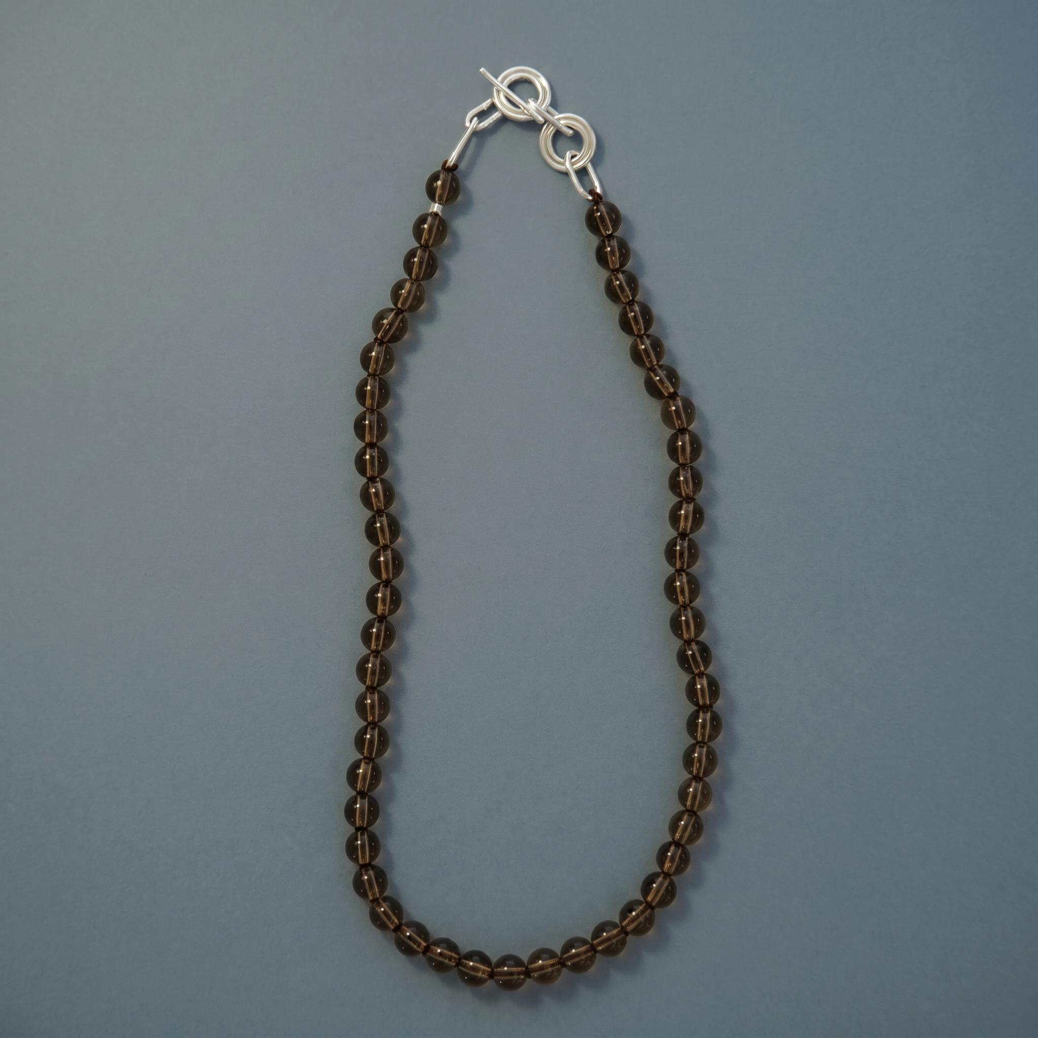 smoky quartz necklace