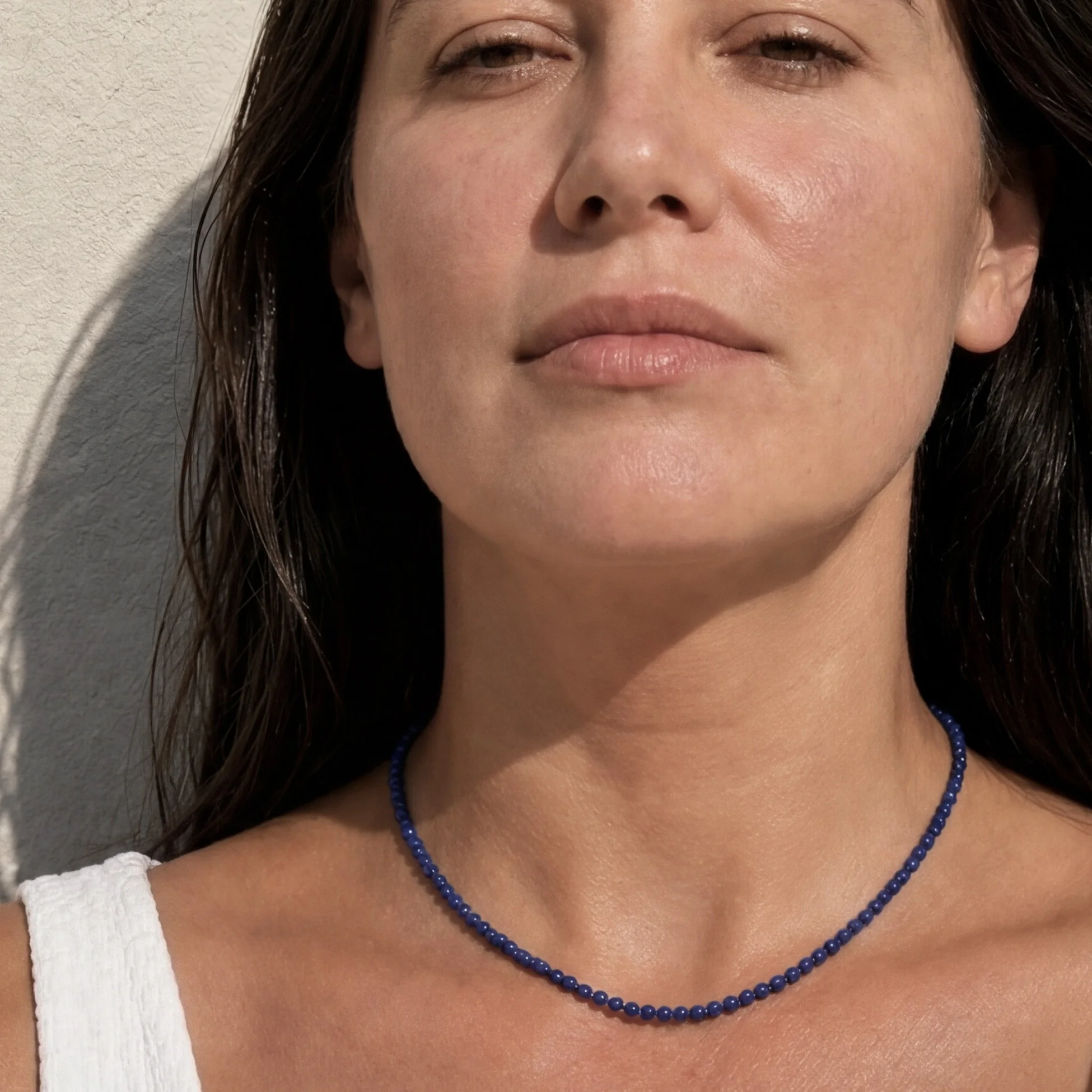 lapis thin necklace on model.jpeg