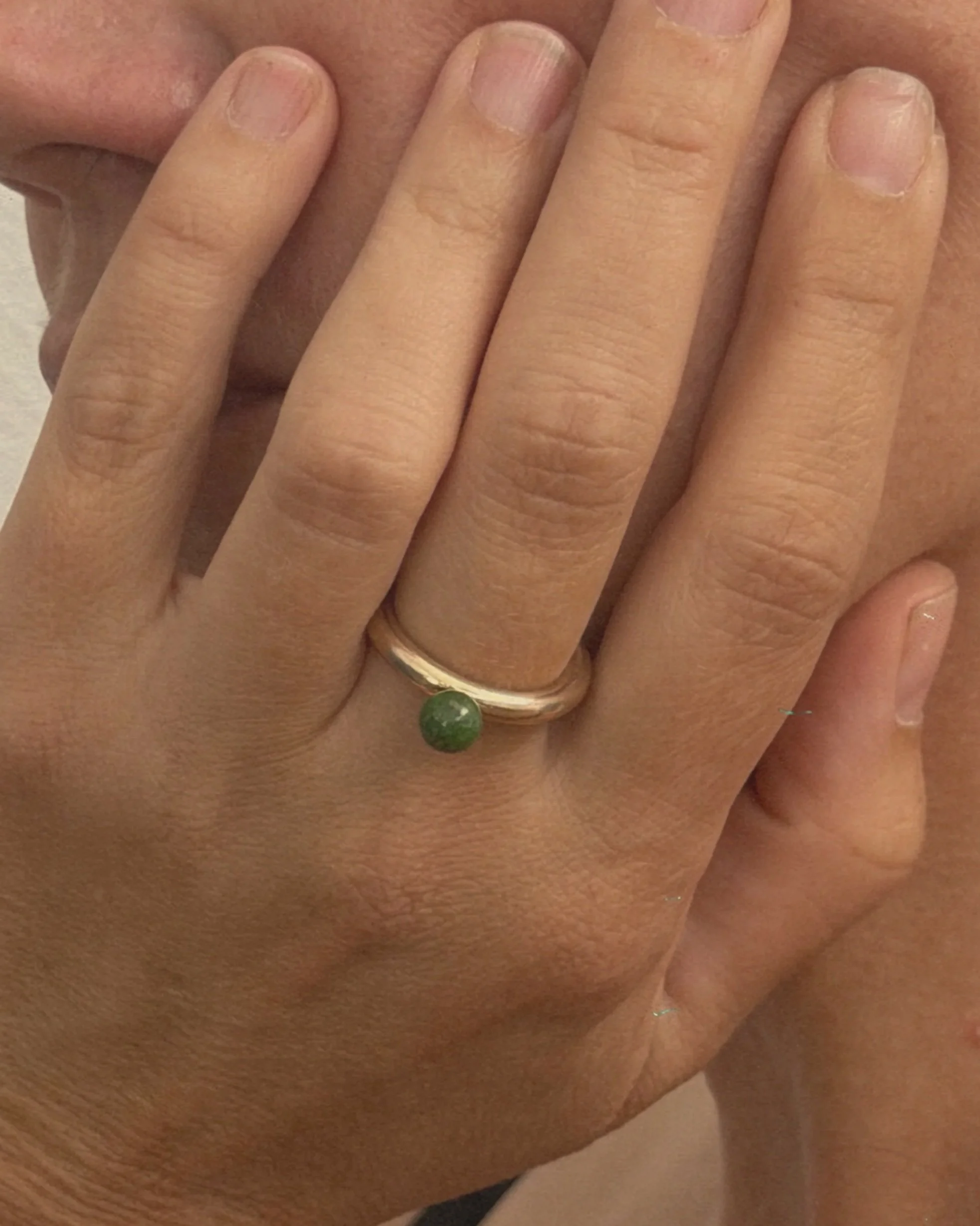 jade gumball ring