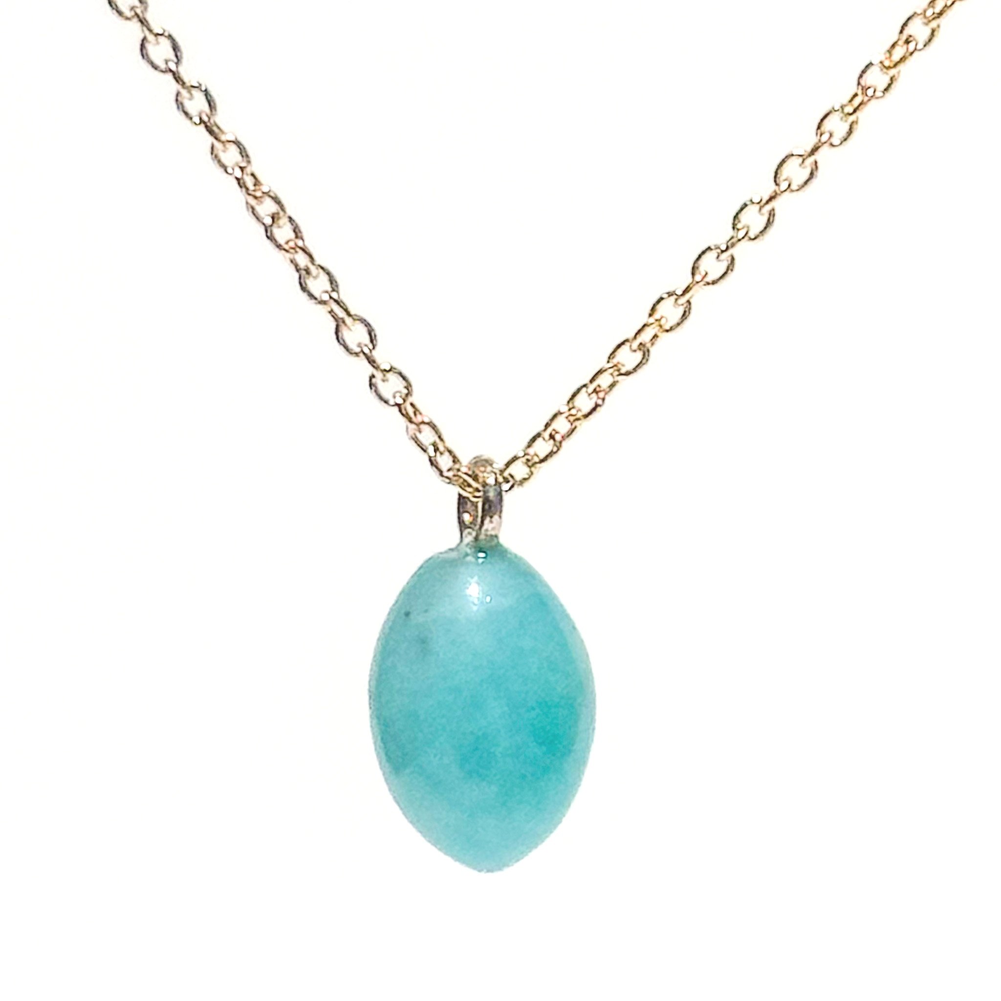 Handmade Amazonite Pendant Necklace