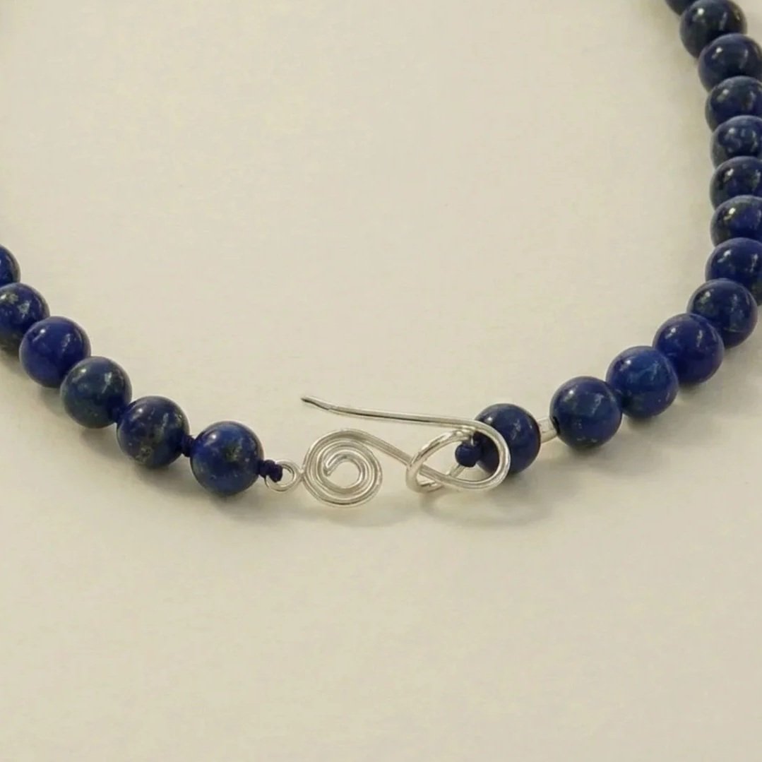 lapis collar necklace