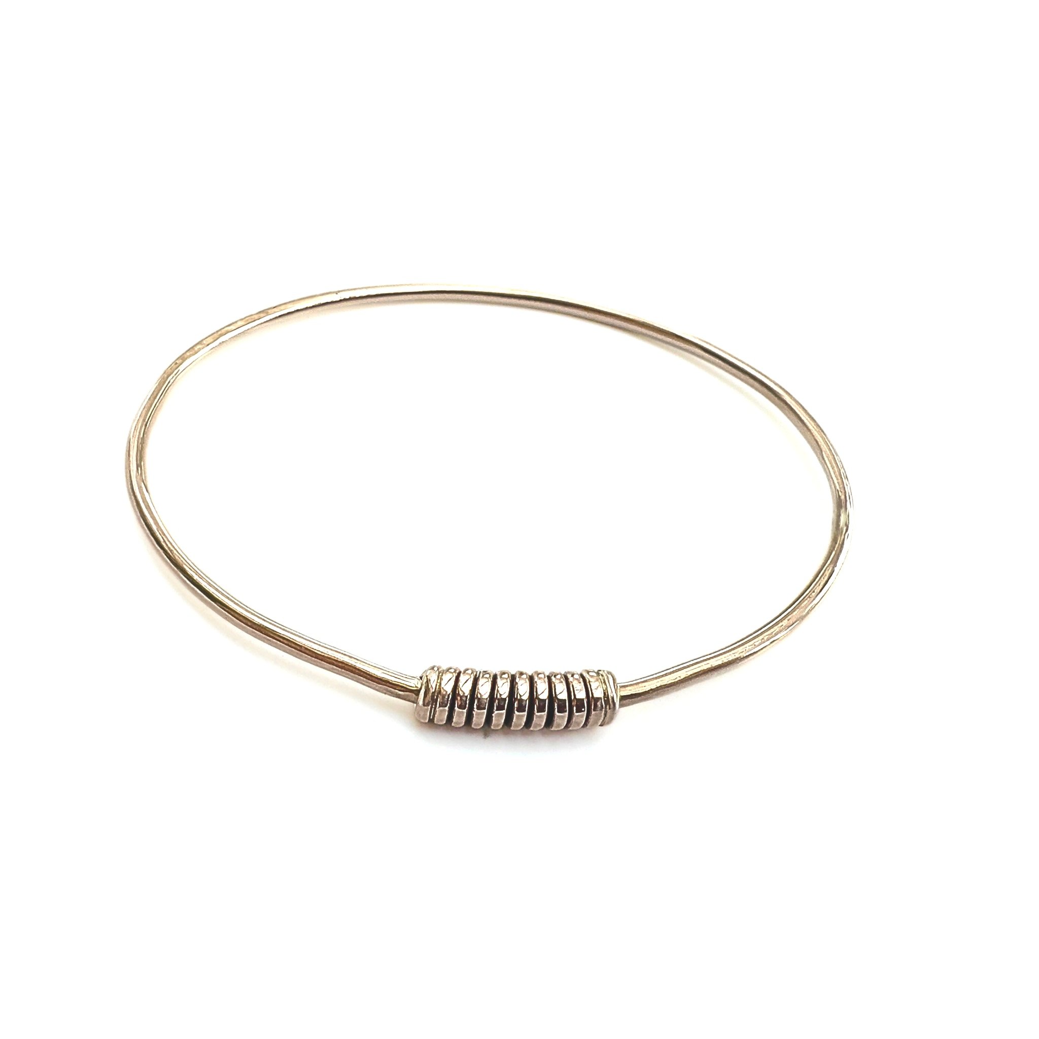 fiona oval bangle wrapped twist frankie and eugene