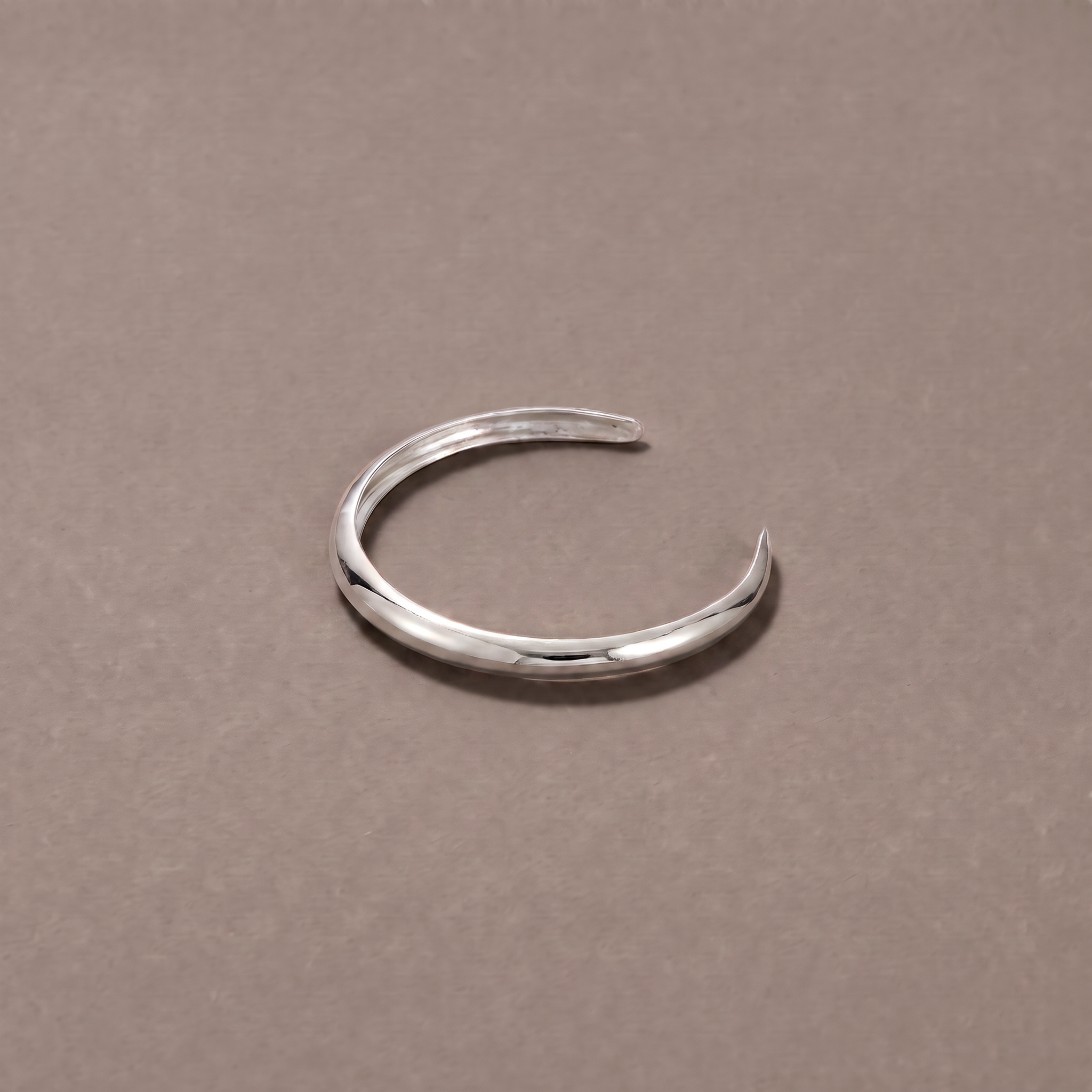 domed thin cuff obn brown.png
