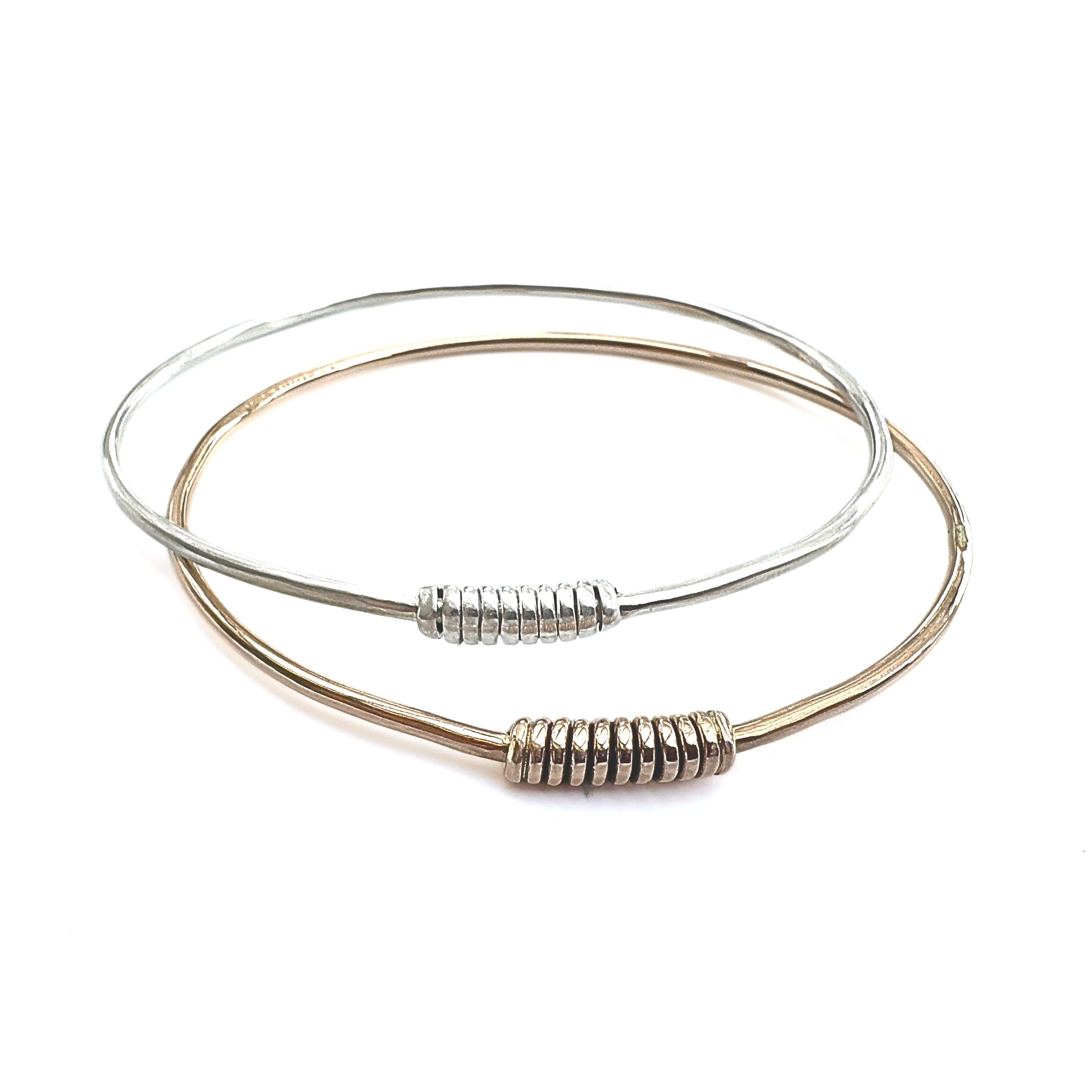fiona oval bangle wrapped twist frankie and eugene