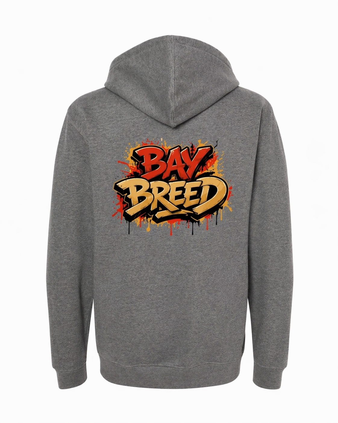 BayBreed Hoodie Grey Unisex 49ers Colors