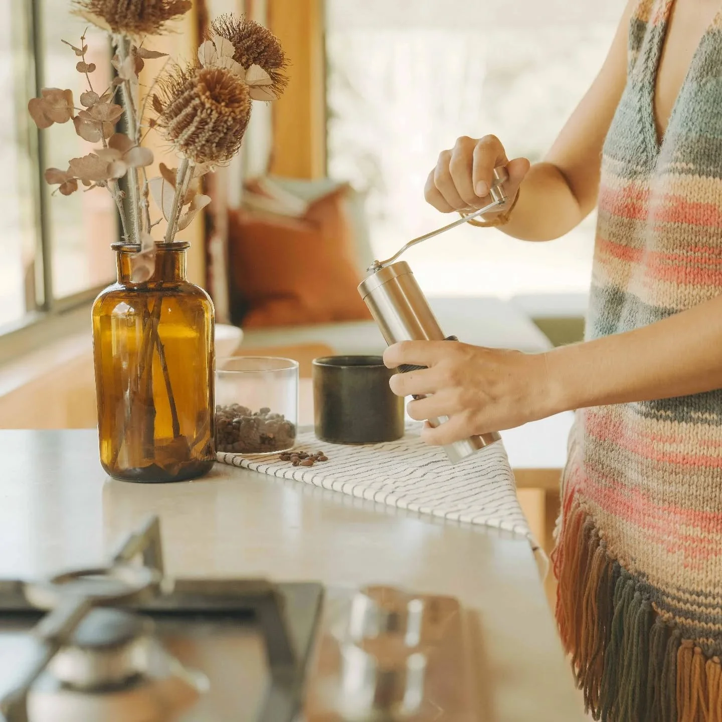 Most of us have a morning ritual that involves coffee, but there&rsquo;s something about grinding coffee by hand. It just feels different. More deliberate and purposeful, perhaps?

Sure, my arm gets a little tired 🙃, but then the rich aroma fills th