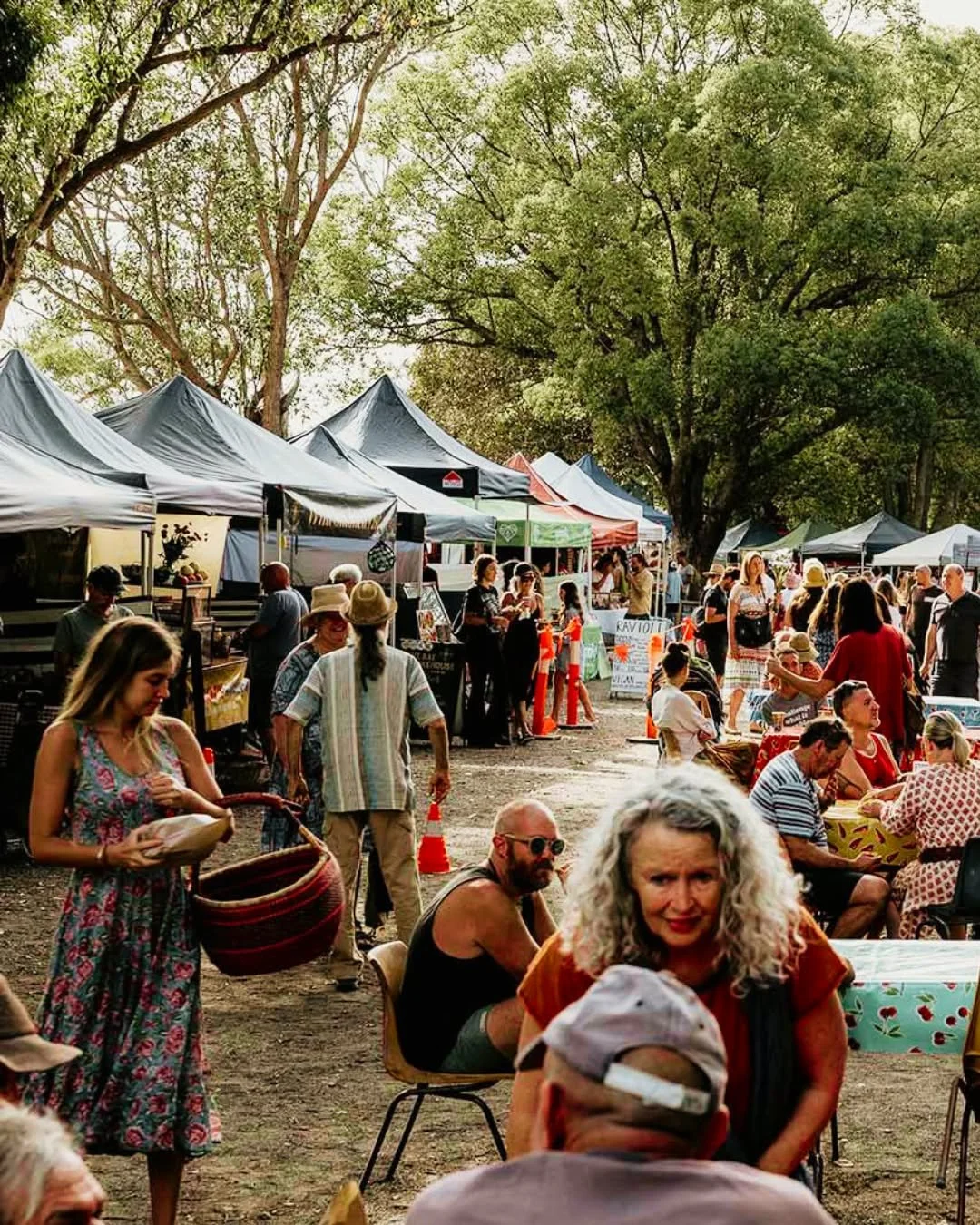 The Mullumbimby Farmers&rsquo; Market is on tomorrow - held every Friday, no matter the weather, from 7am until 11am.

At this time of year the stalls shift - less stone fruit, more citrus and sweet potato, late-season tomatoes from the hills, passio