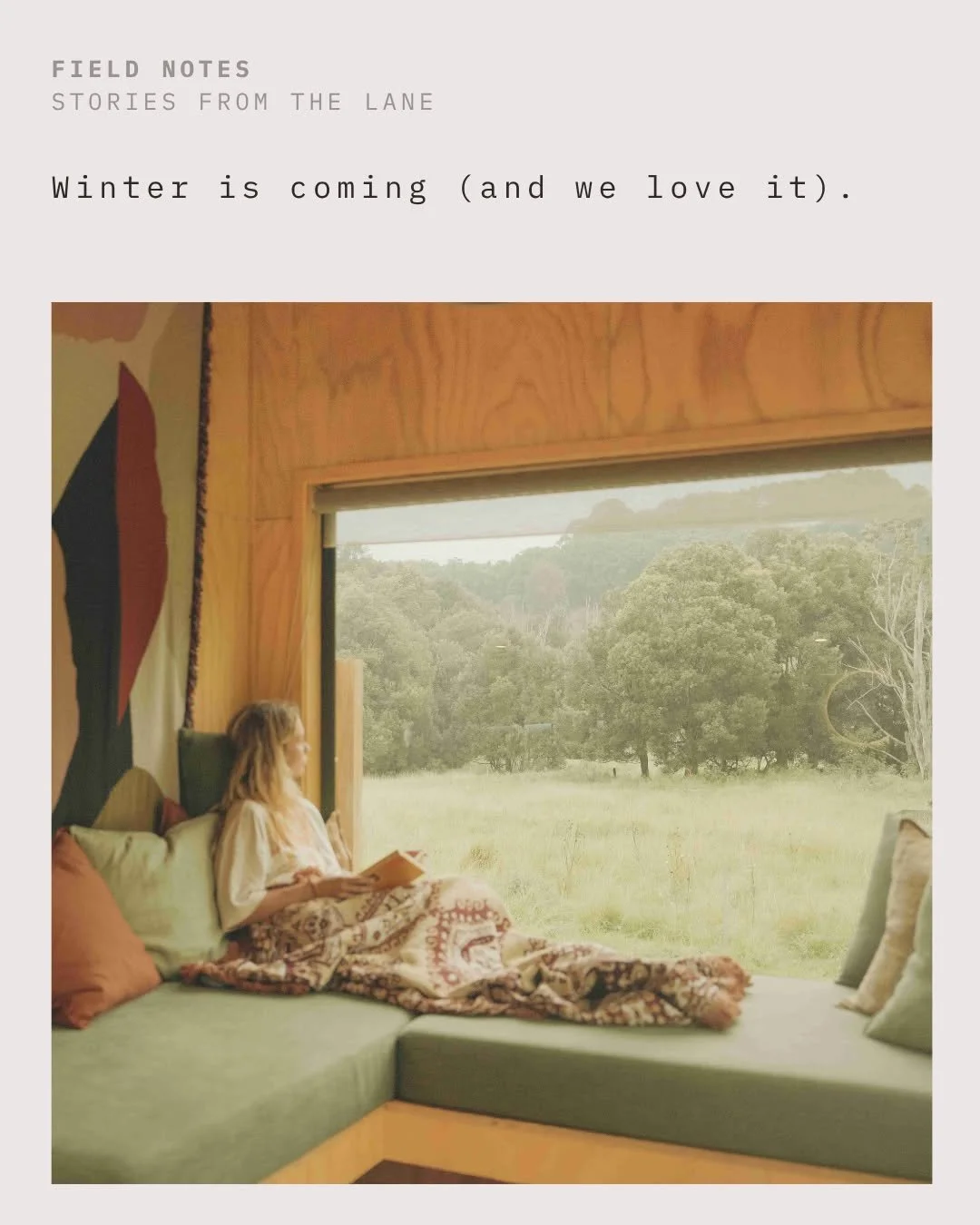 Twelve-degree air, thirty-eight-degree water. Steam rising off the whole valley. 

The outdoor bath just hits different in those Autumn and Winter months (yes, we are talking about the bath again. We love it.). 

Winter is Butterfly Lane&rsquo;s best