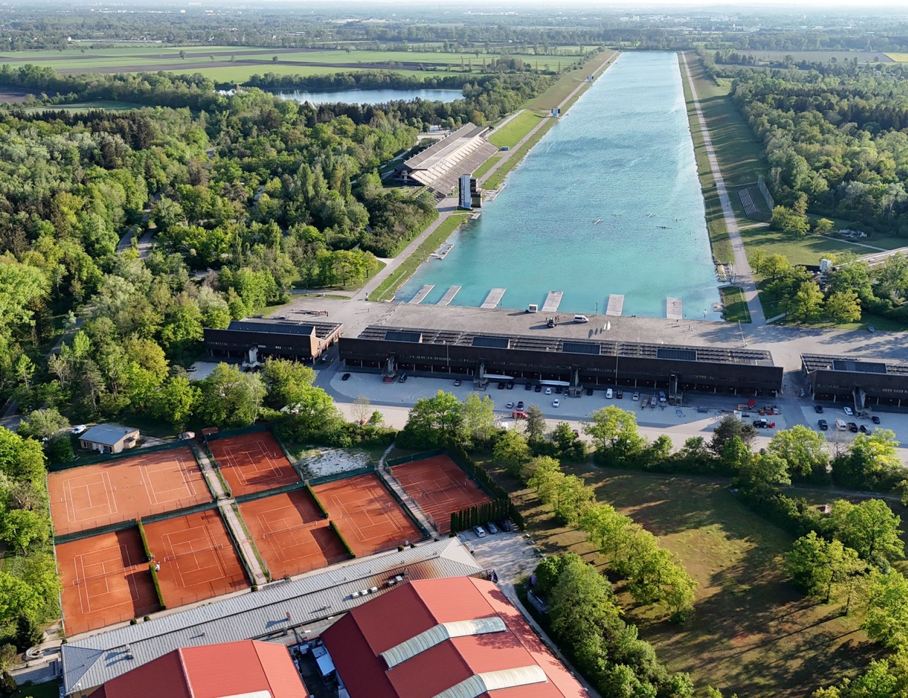 Tennisanlage mit  Geschichte