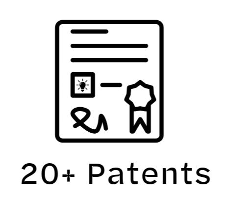 20+ Patents