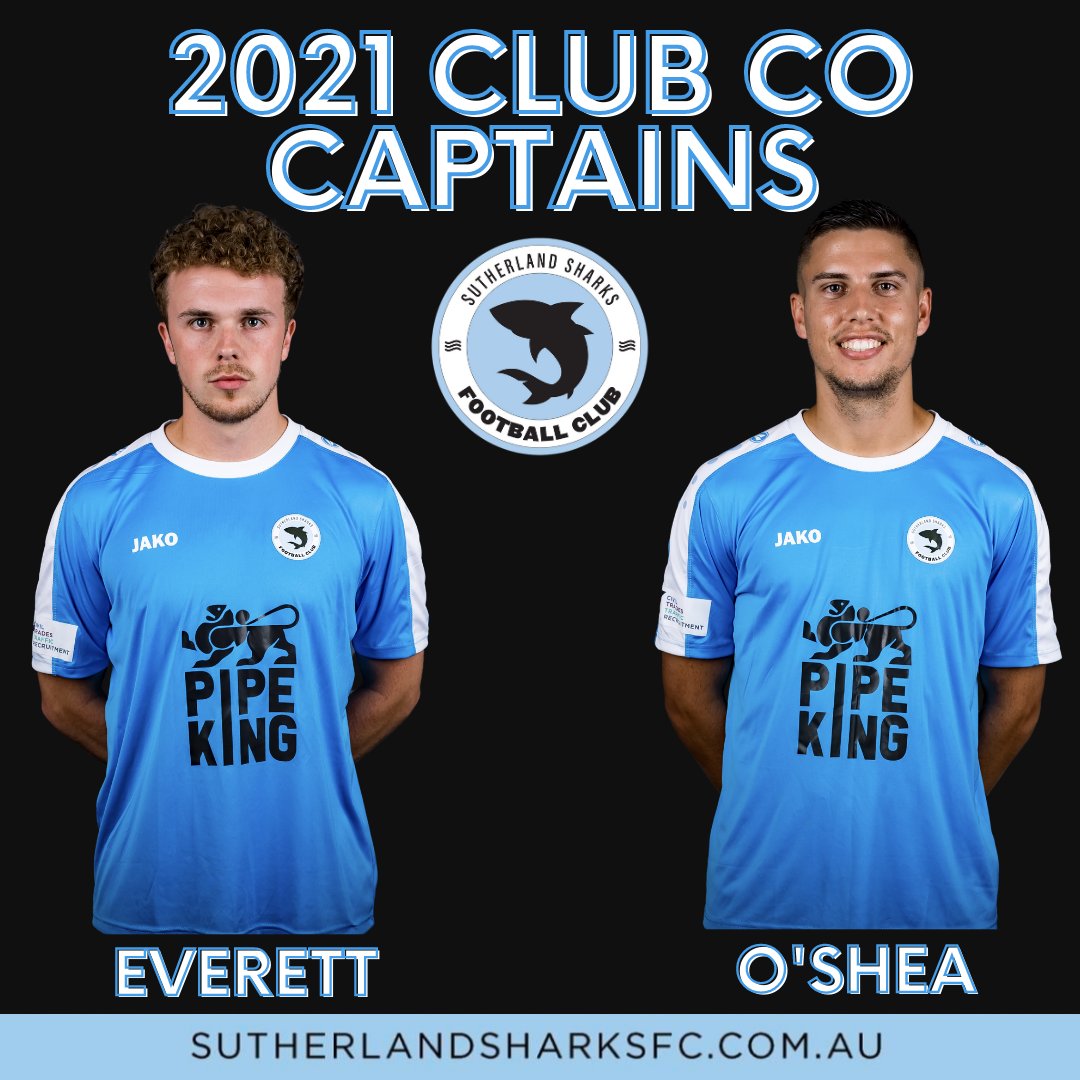 Sharks appoint Co-Captains for 2021 season