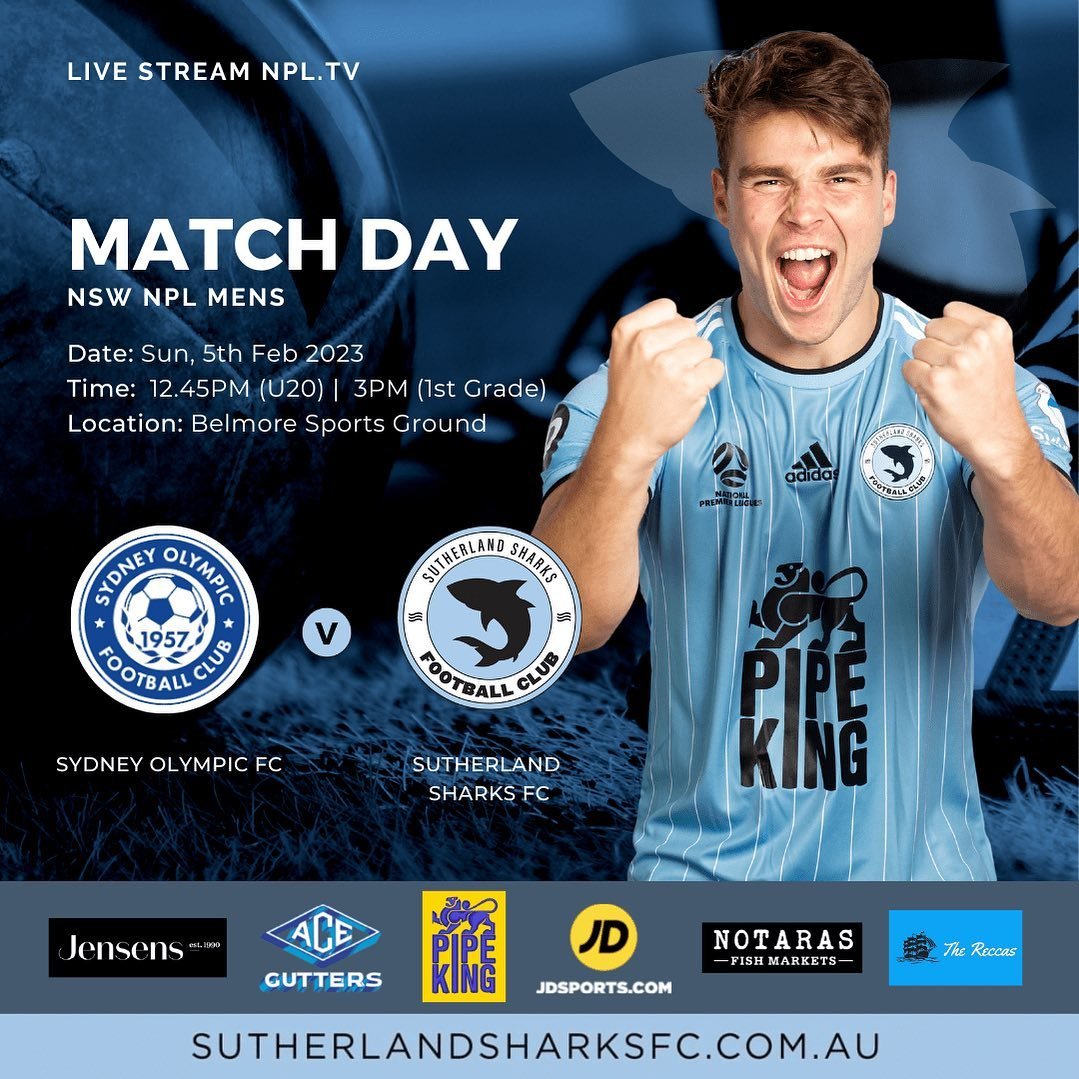 Round 1 - Sydney Olympic FC v Sutherland Sharks FC